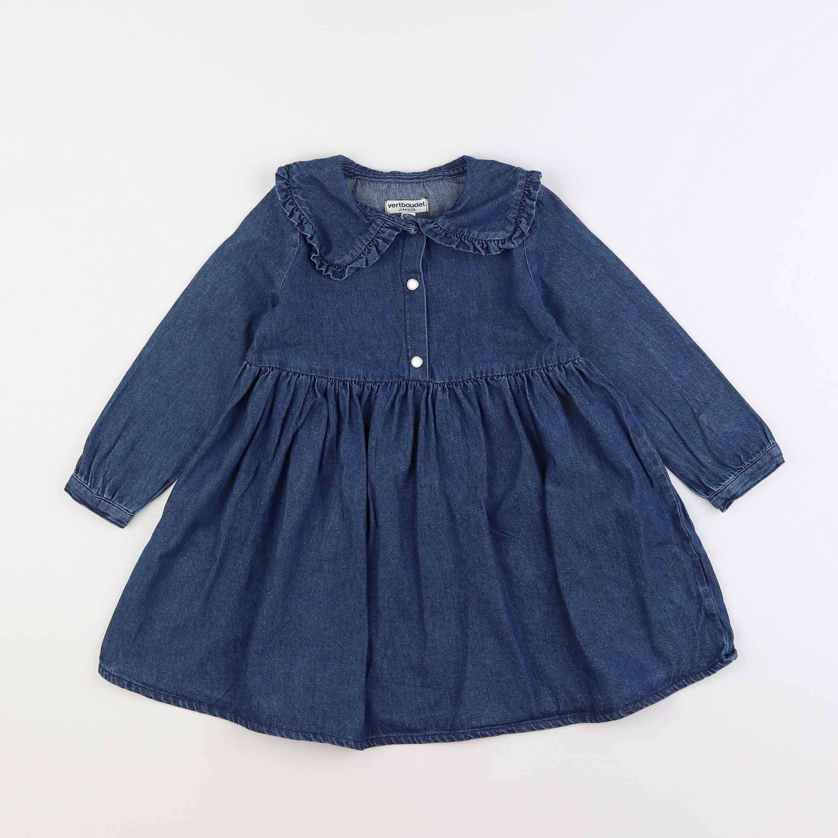 Vertbaudet - robe bleu - 4 ans