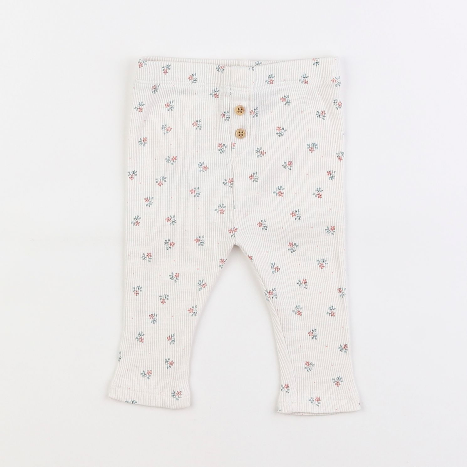 Vertbaudet - legging blanc - 6 mois