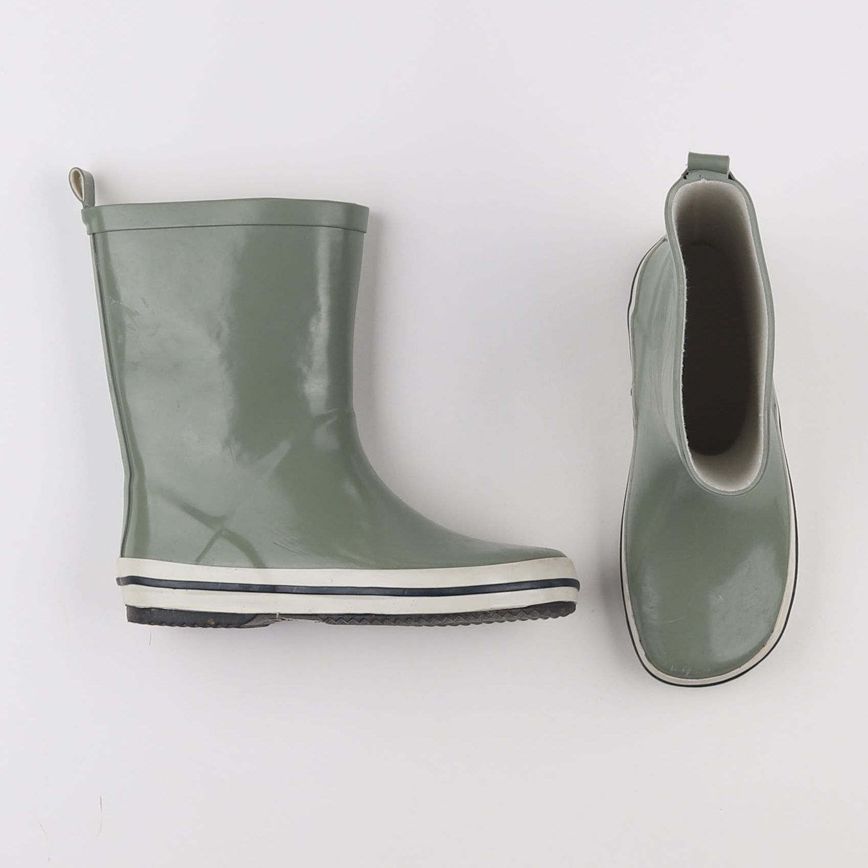 Monoprix - bottes vert - pointure 32