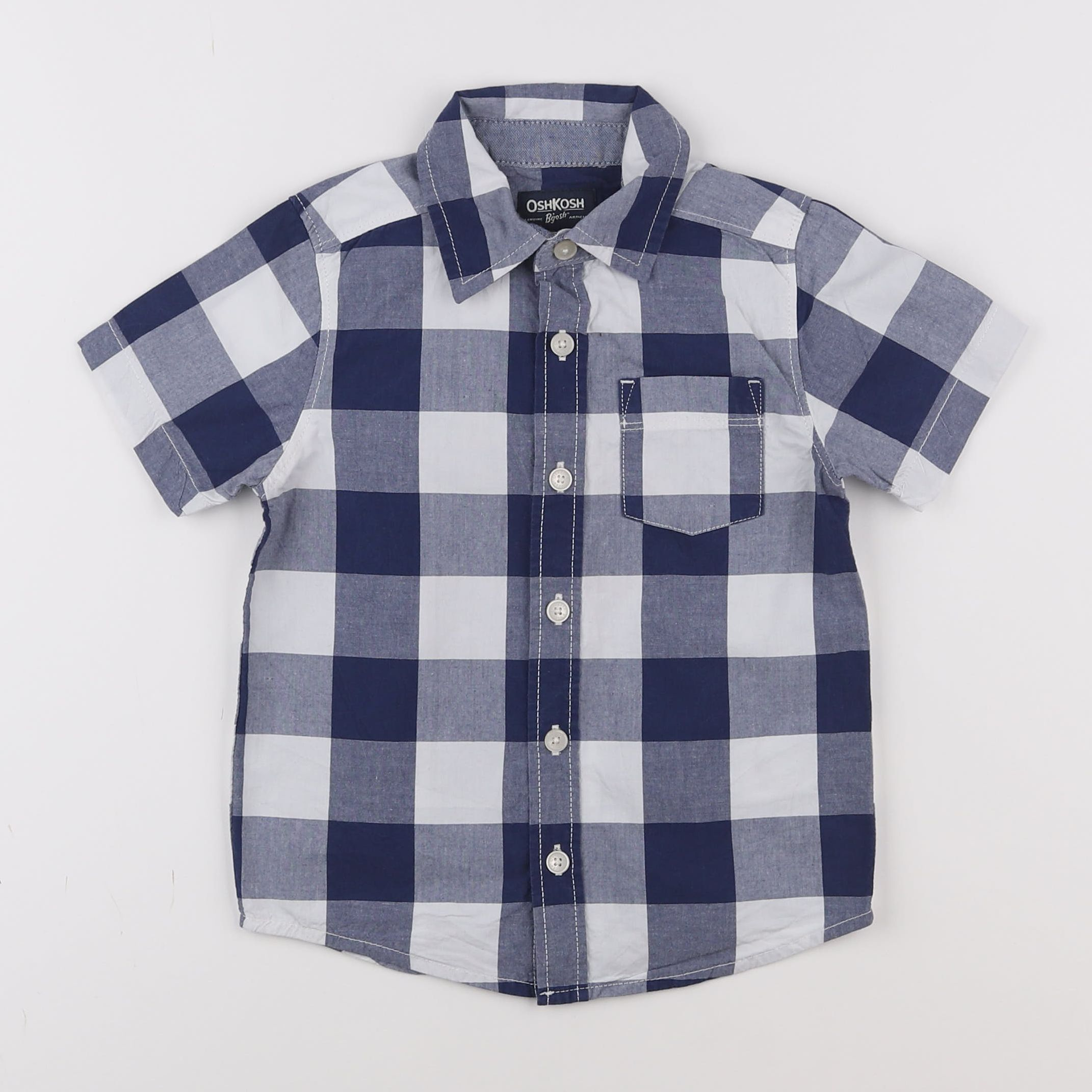 Oshkosh - chemise bleu - 3 ans