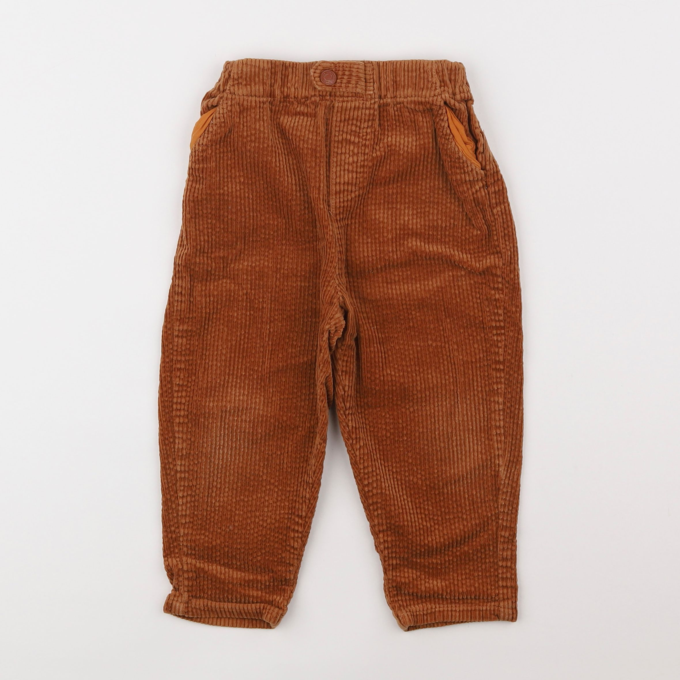 Vertbaudet - pantalon marron - 2 ans