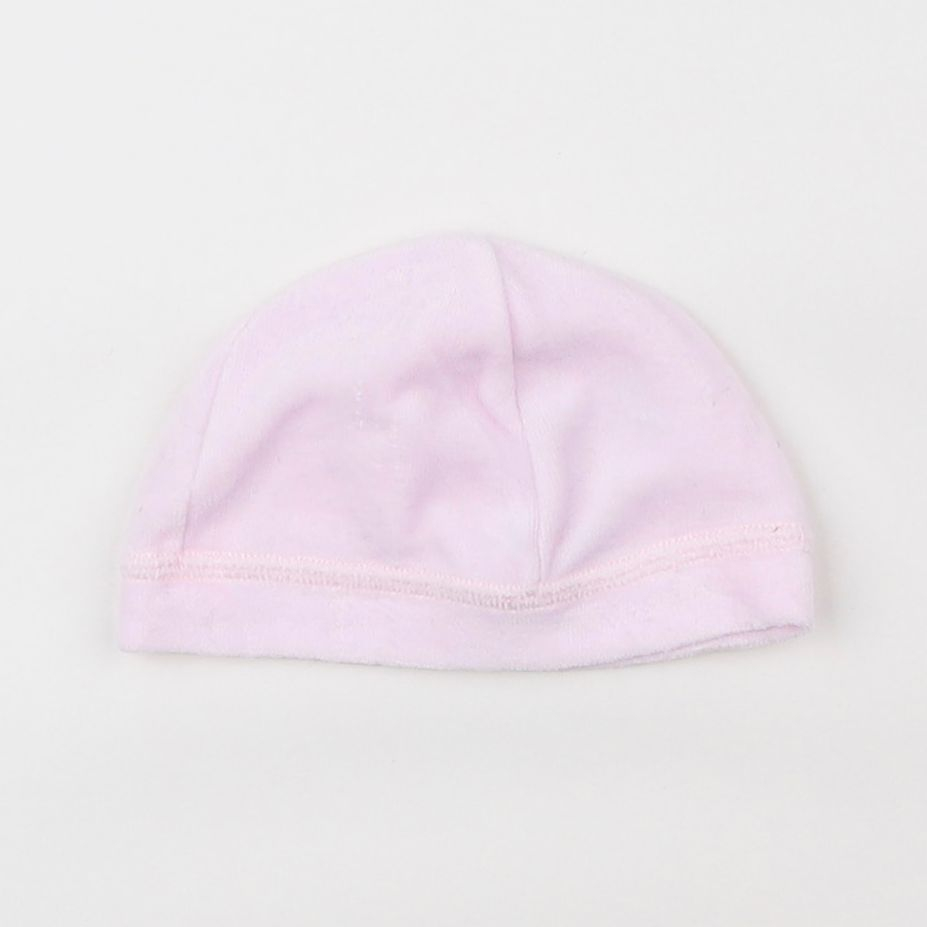 Petit Bateau - bonnet de naissance rose - 0 mois