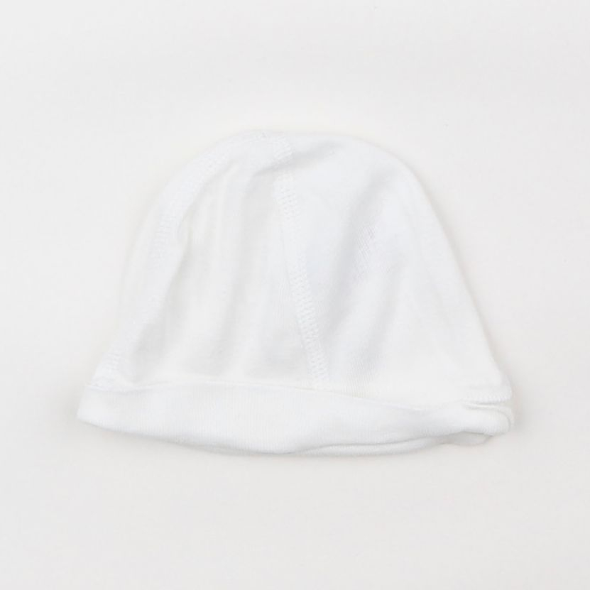 Petit Bateau - bonnet blanc - 0 mois