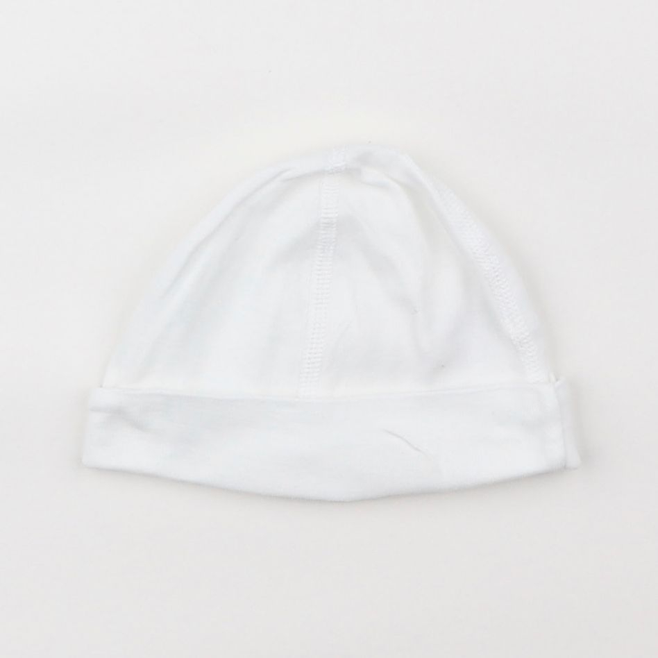 Petit Bateau - bonnet blanc - 3/6 mois