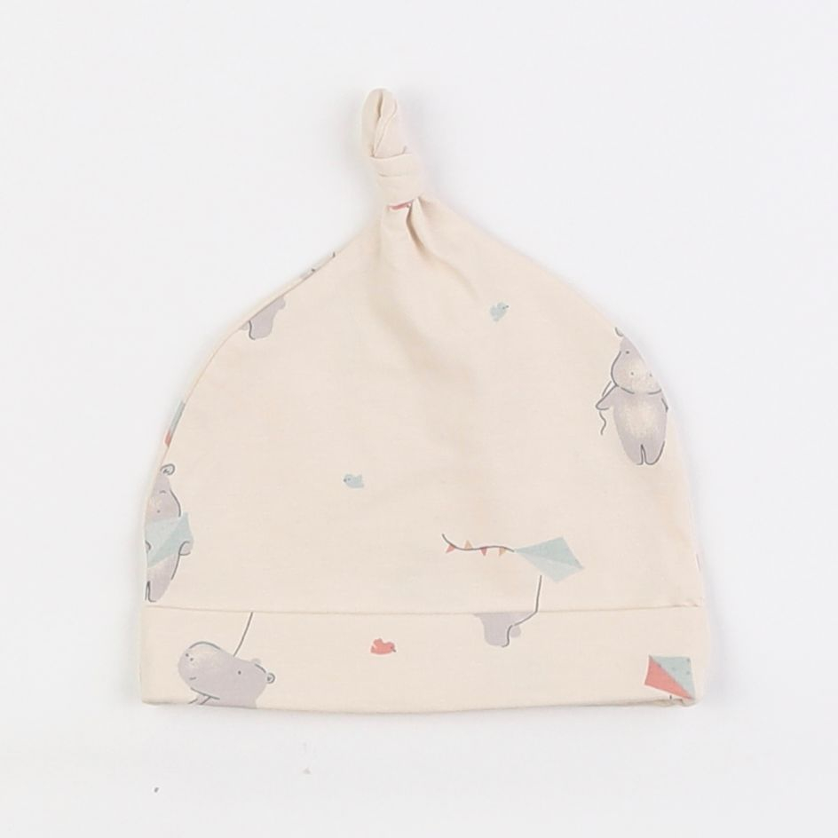 H&M - bonnet beige - 1/3 mois