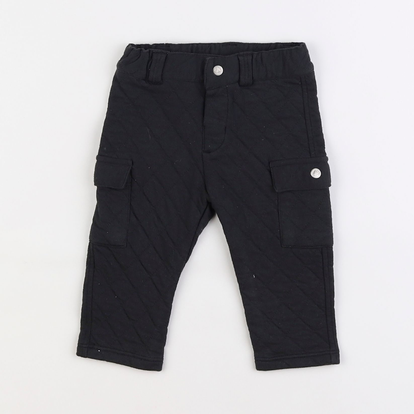 Petit Bateau - pantalon bleu - 6 mois