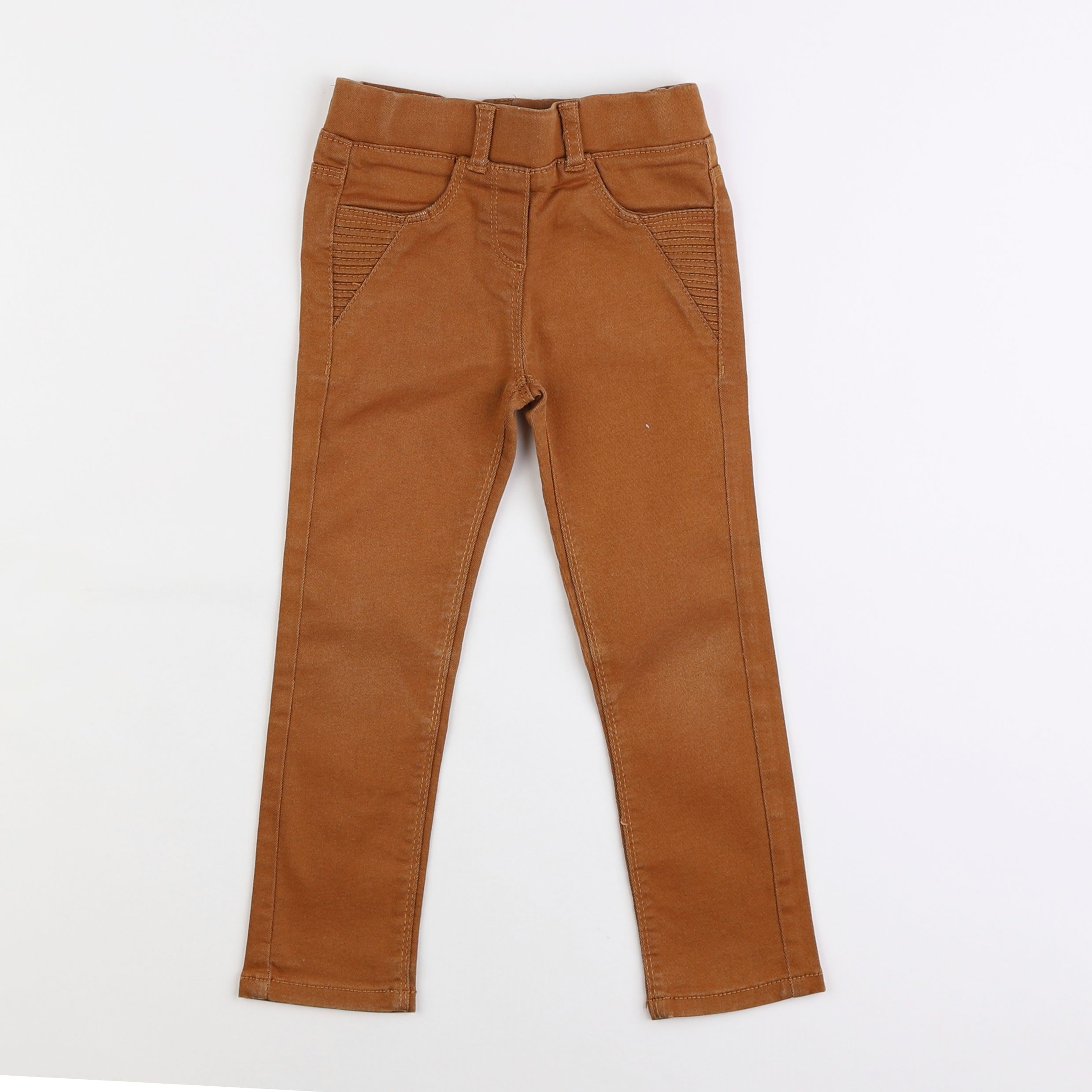 Vertbaudet - jegging marron - 4 ans