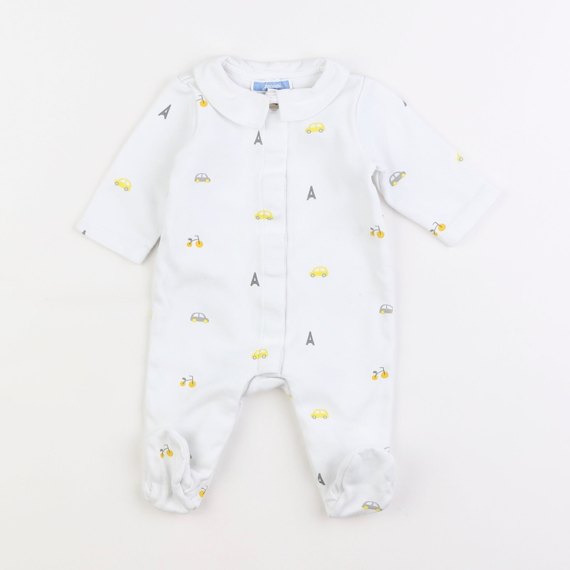 Jacadi - pyjama coton blanc - 3 mois