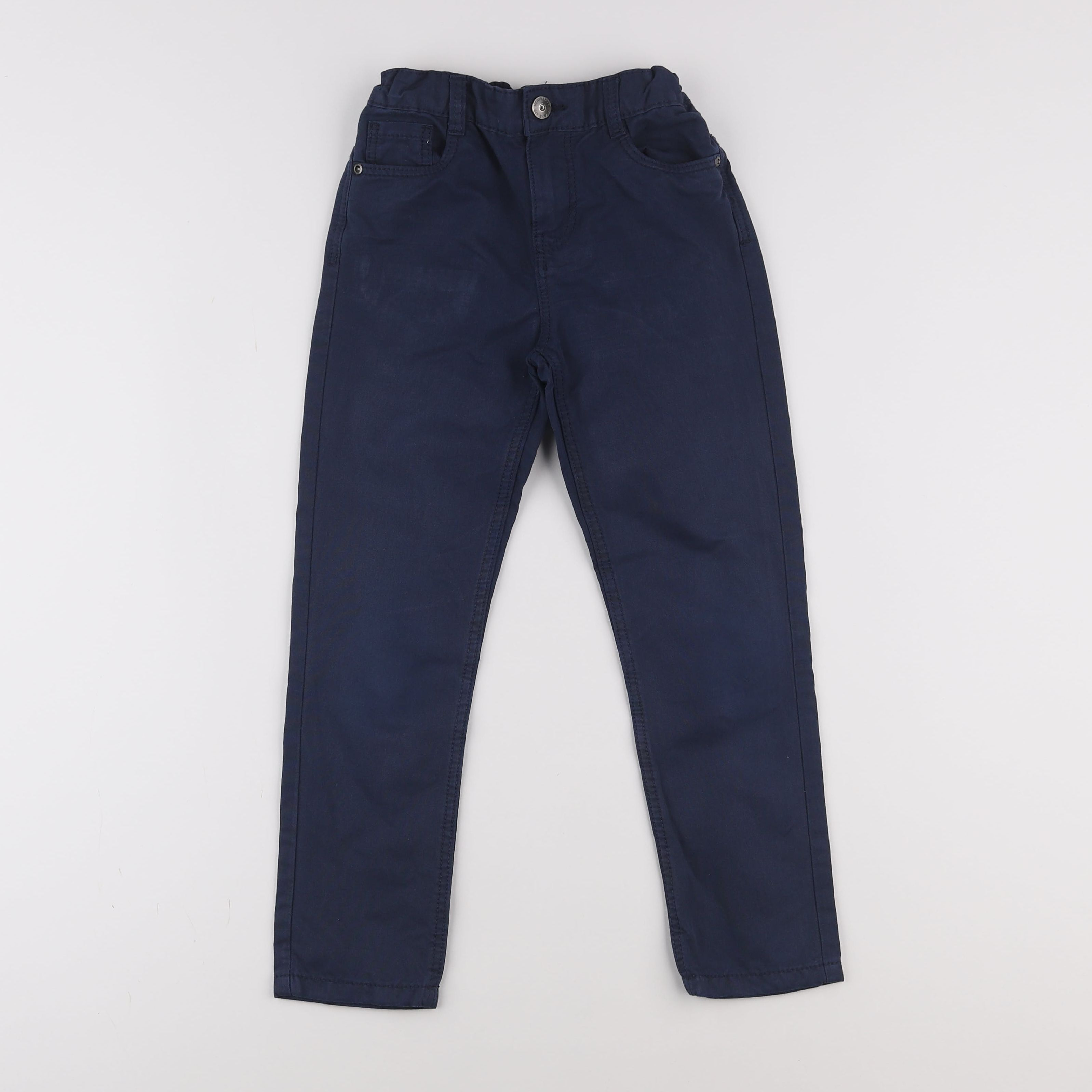 Vertbaudet - pantalon bleu - 7 ans