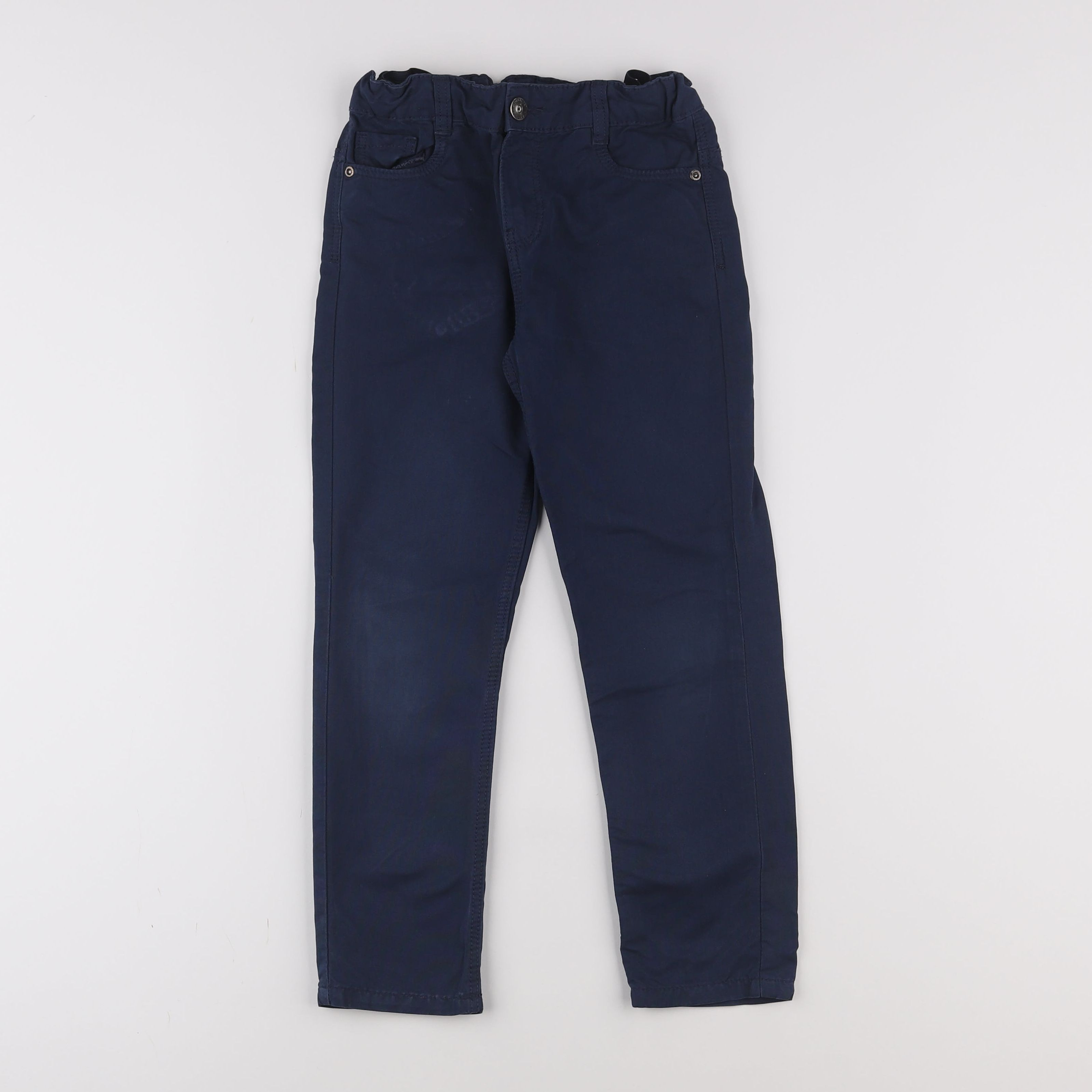 Vertbaudet - pantalon bleu - 7 ans