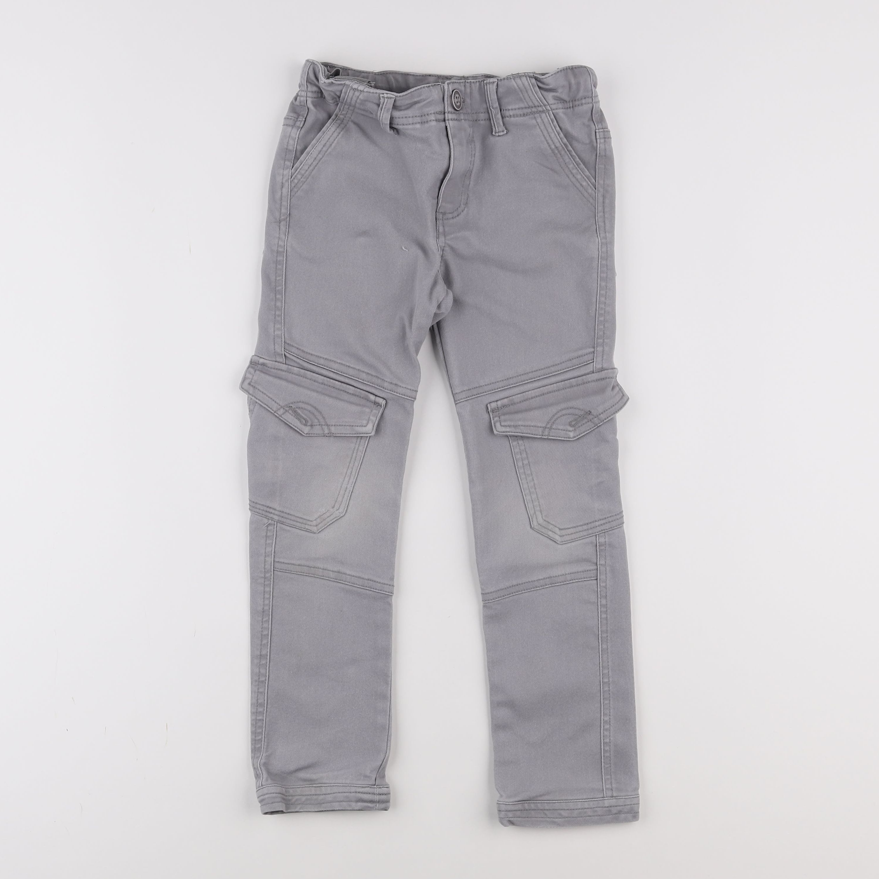 Vertbaudet - pantalon gris - 6 ans