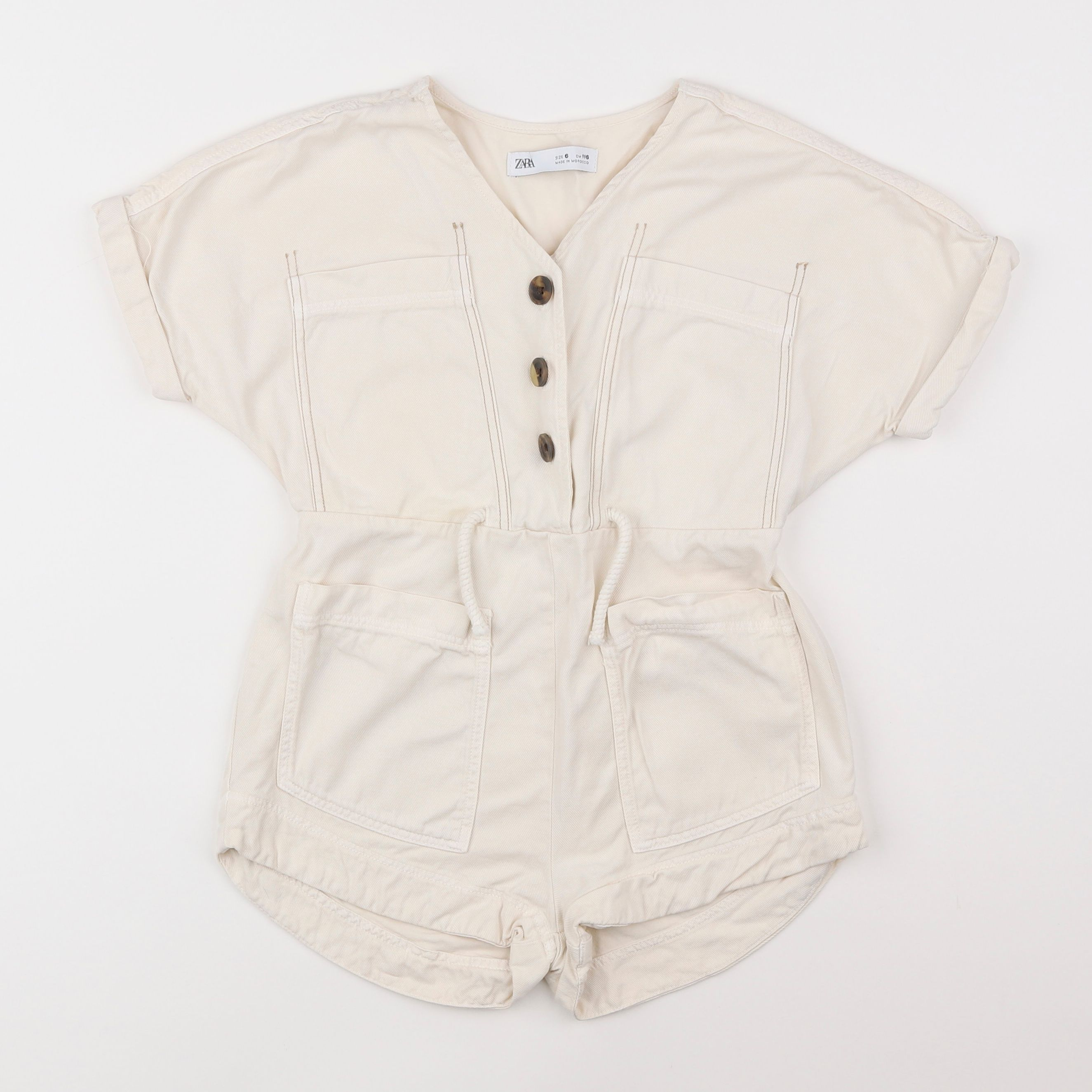 Zara - combinaison beige - 6 ans