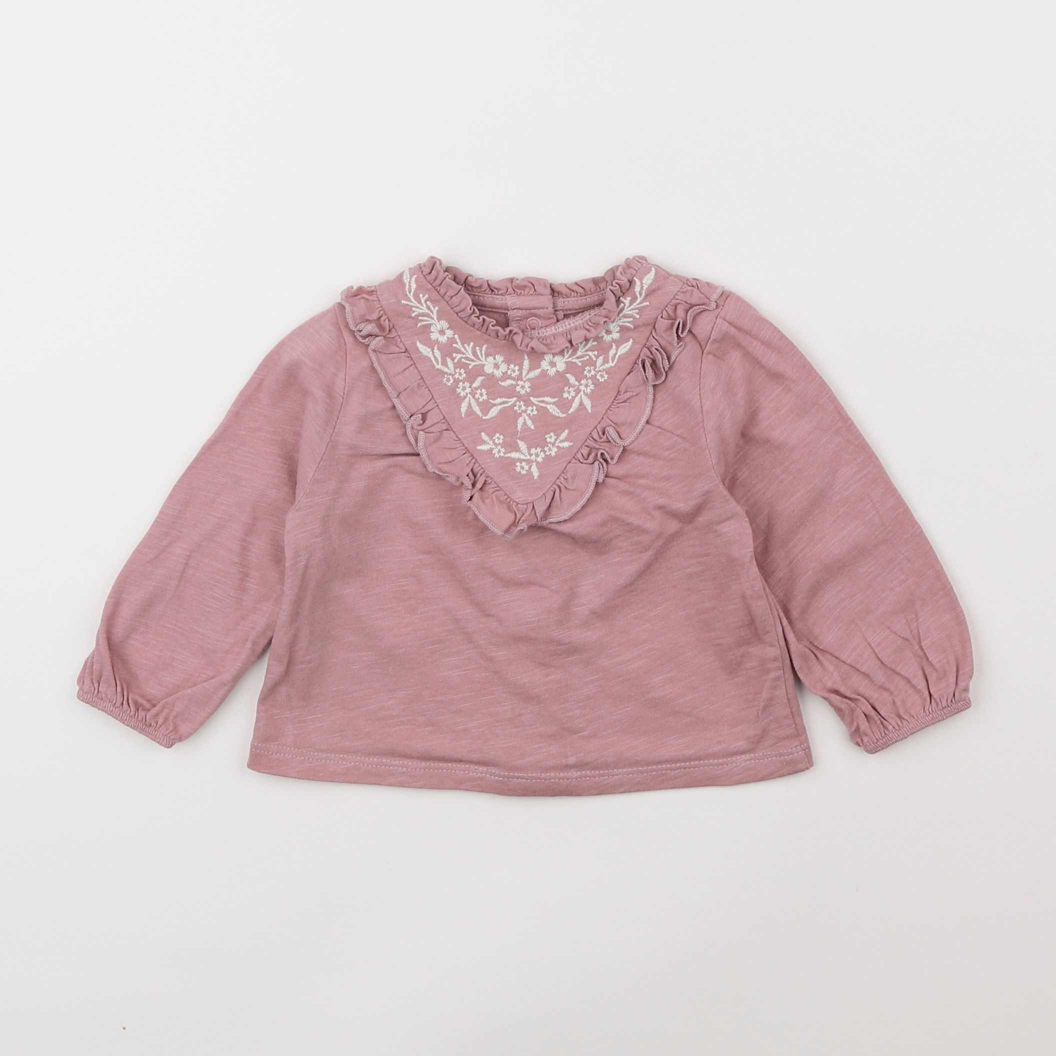 Vertbaudet - tee-shirt rose - 6 mois