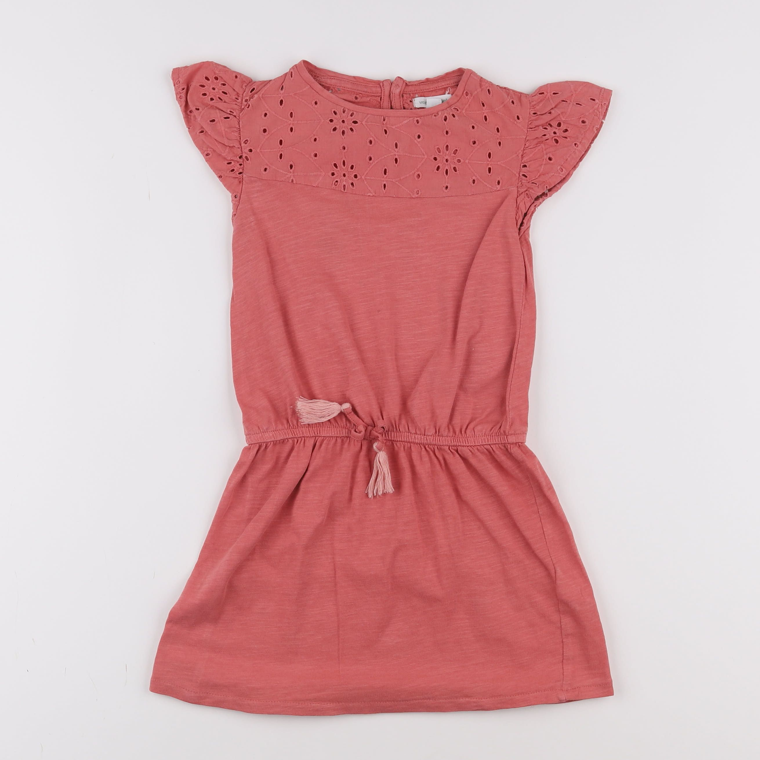 Vertbaudet - robe rose - 5 ans