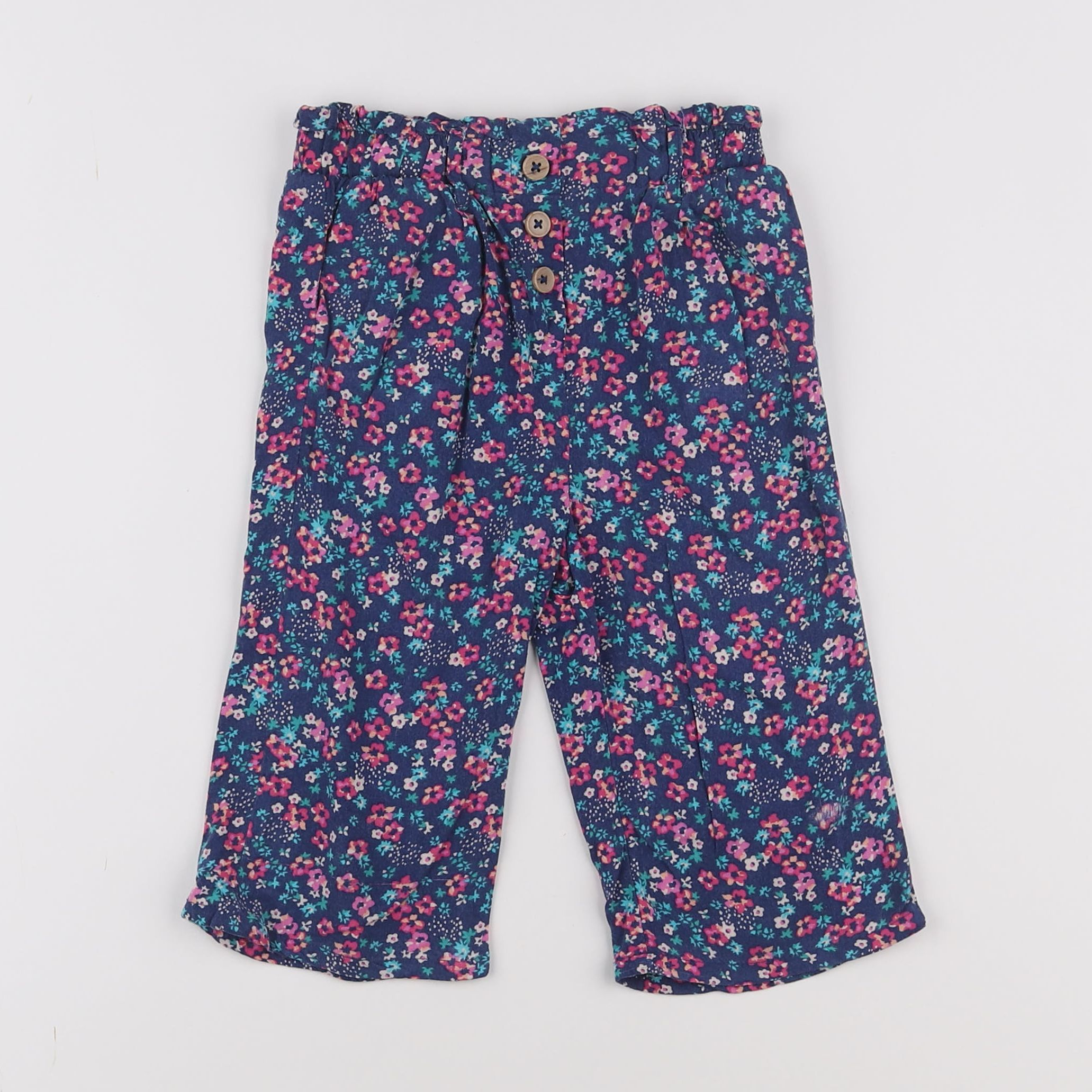 Vertbaudet - pantalon bleu - 4 ans