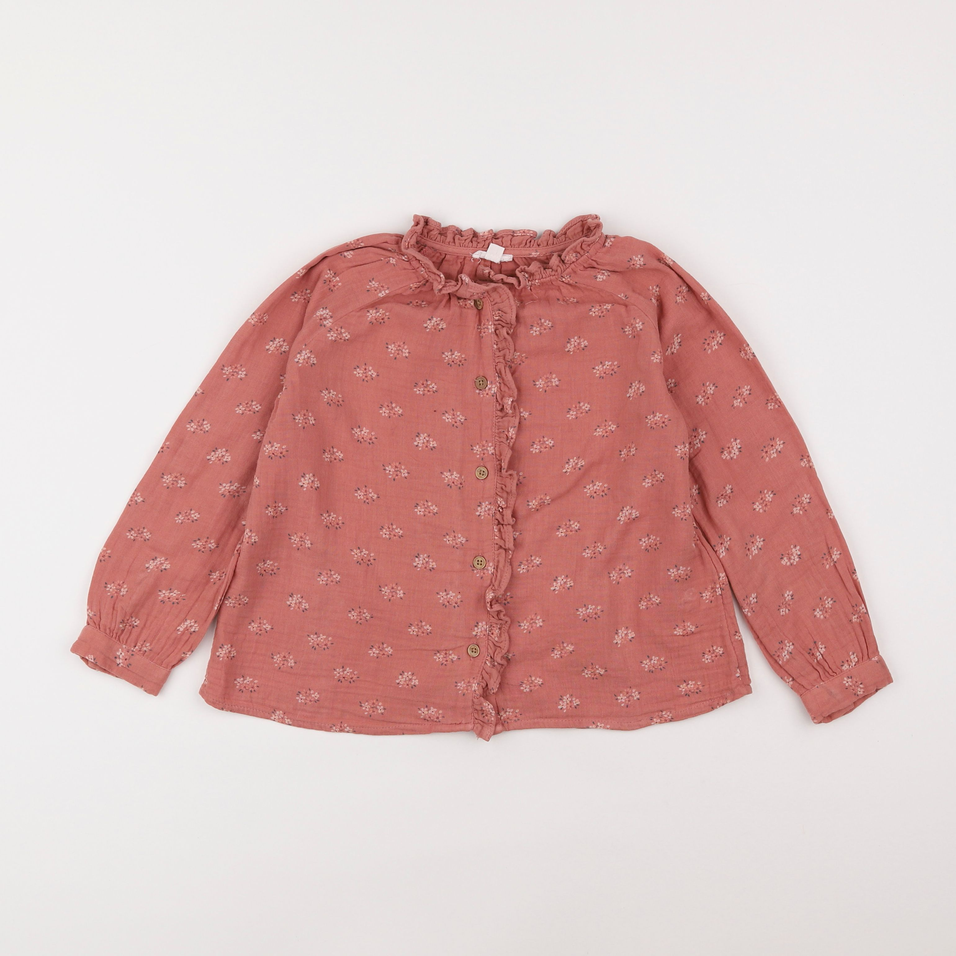 Vertbaudet - blouse rose - 5 ans