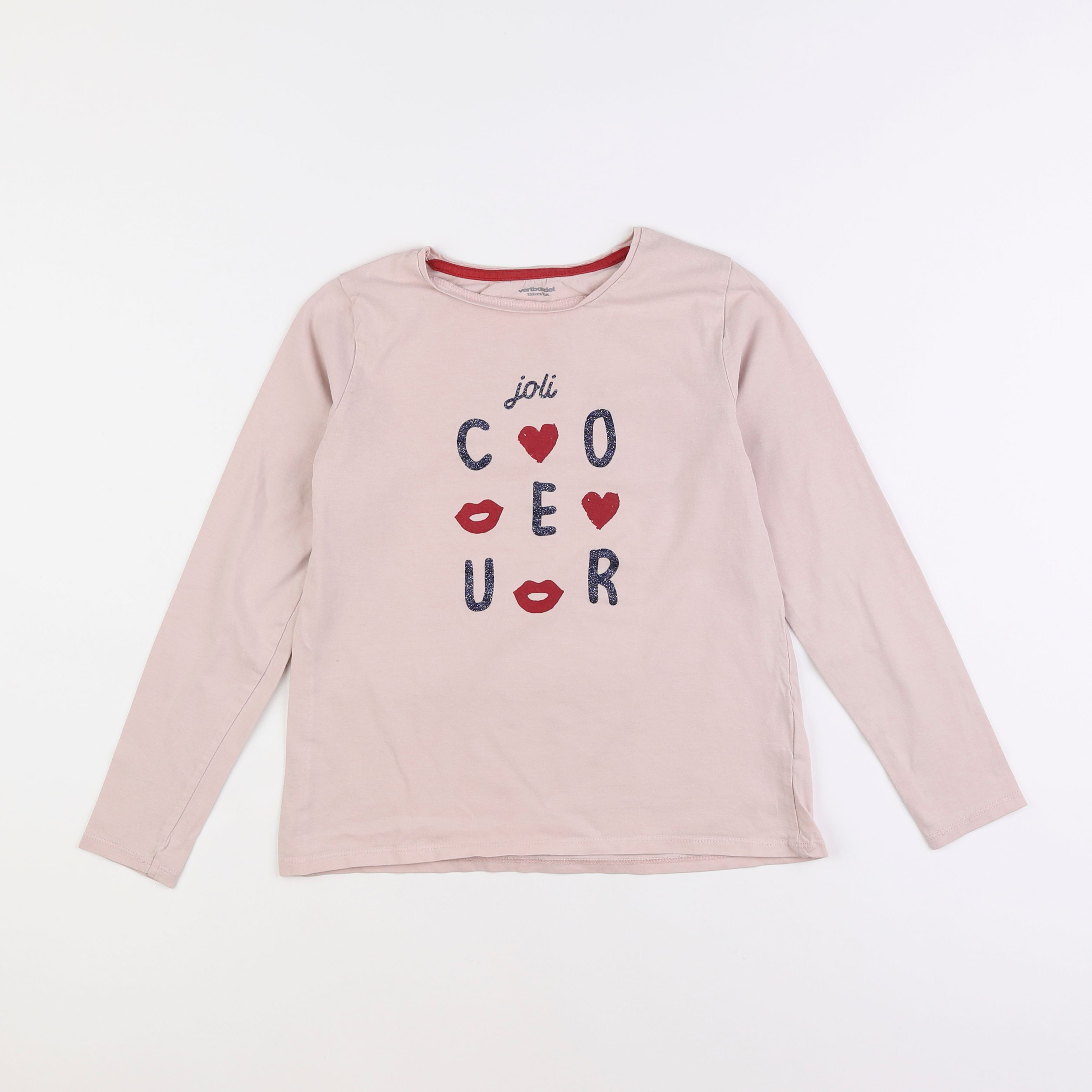 Vertbaudet - tee-shirt rose - 12 ans