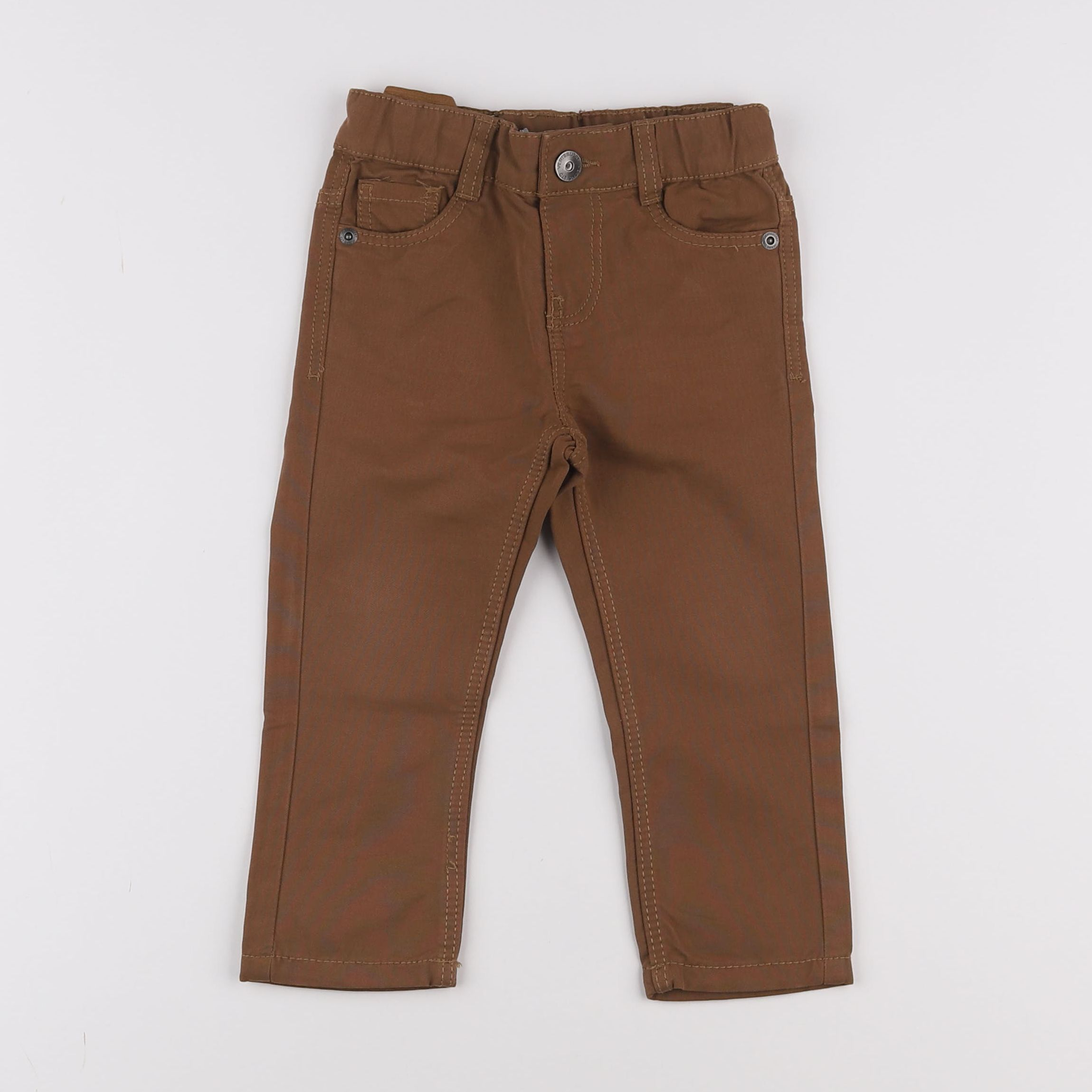 Vertbaudet - pantalon marron - 2 ans