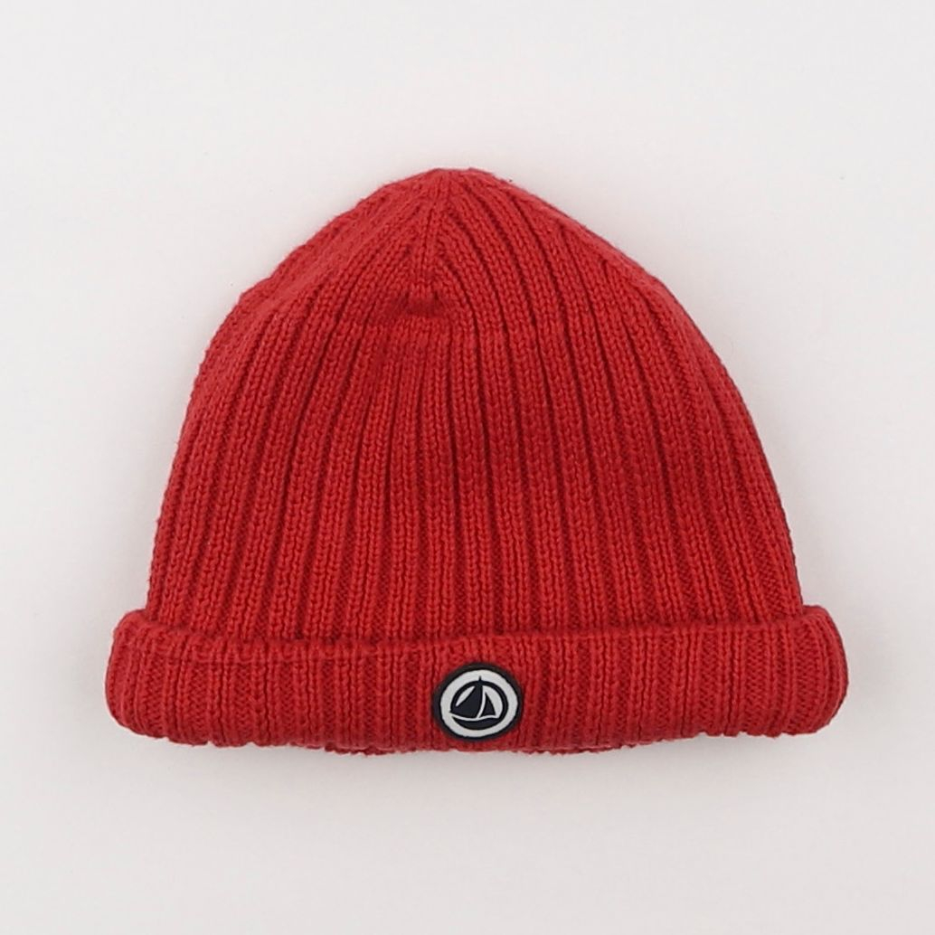 Petit Bateau - bonnet rouge - 12/18 mois