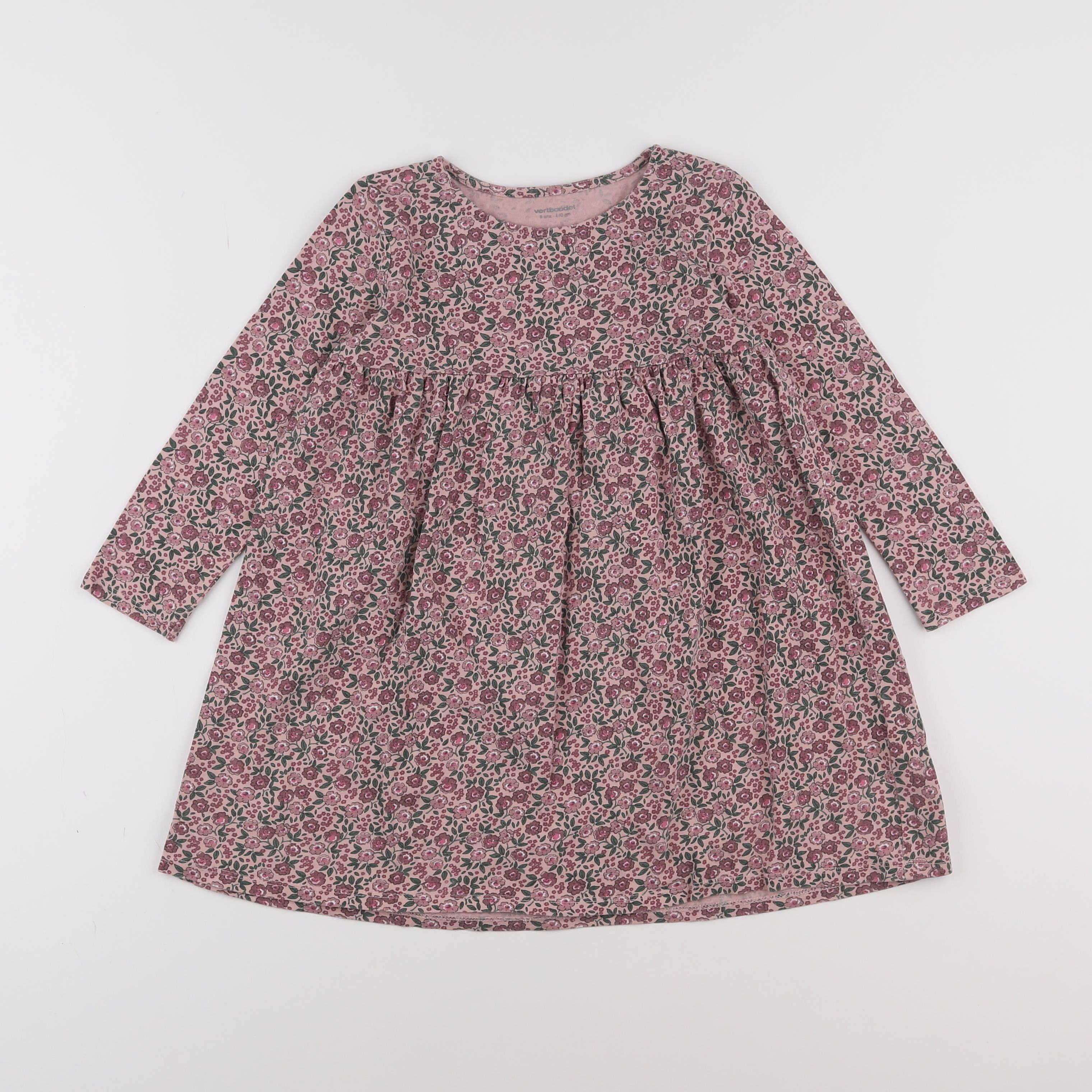 Vertbaudet - robe rose - 5 ans