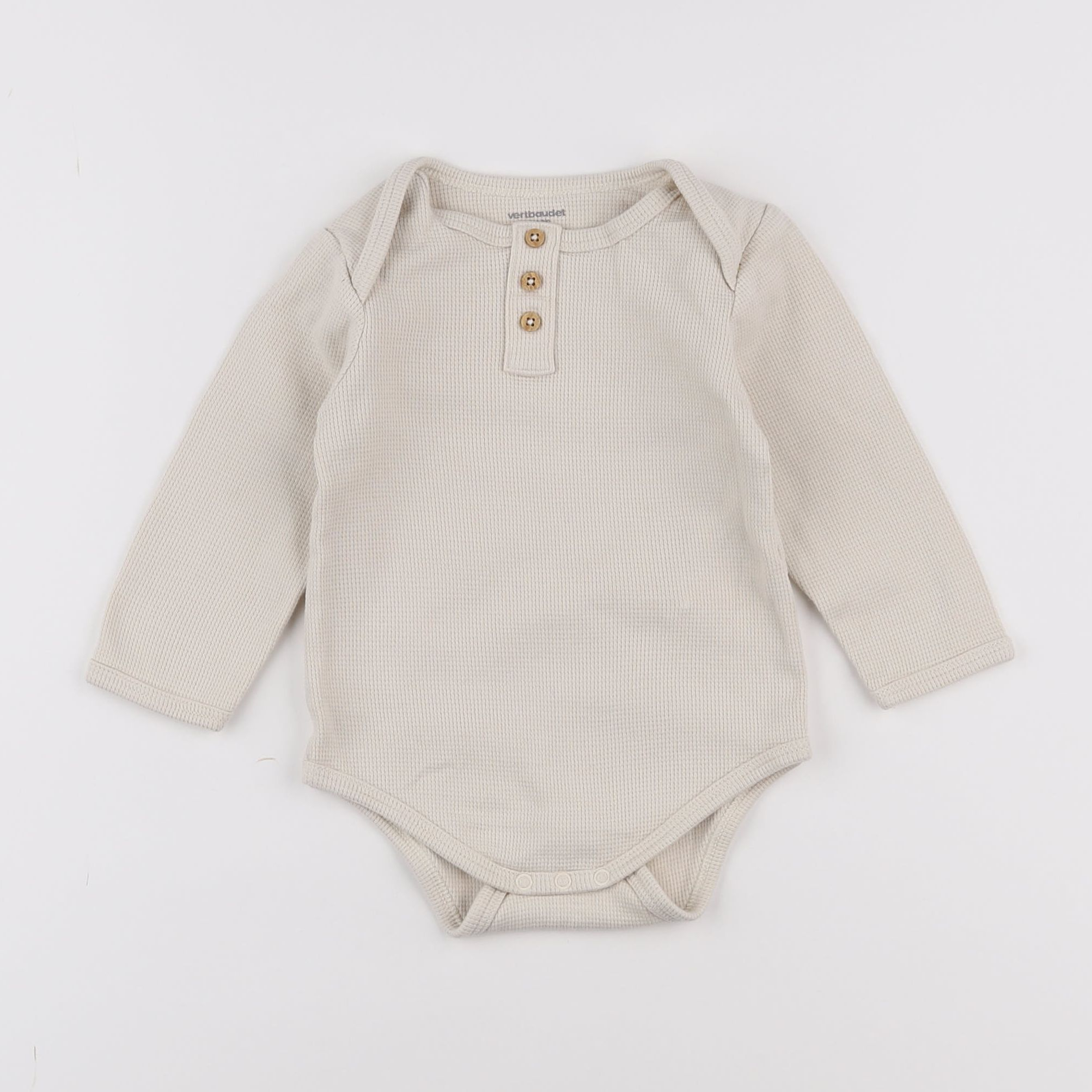 Vertbaudet - body beige - 2 ans