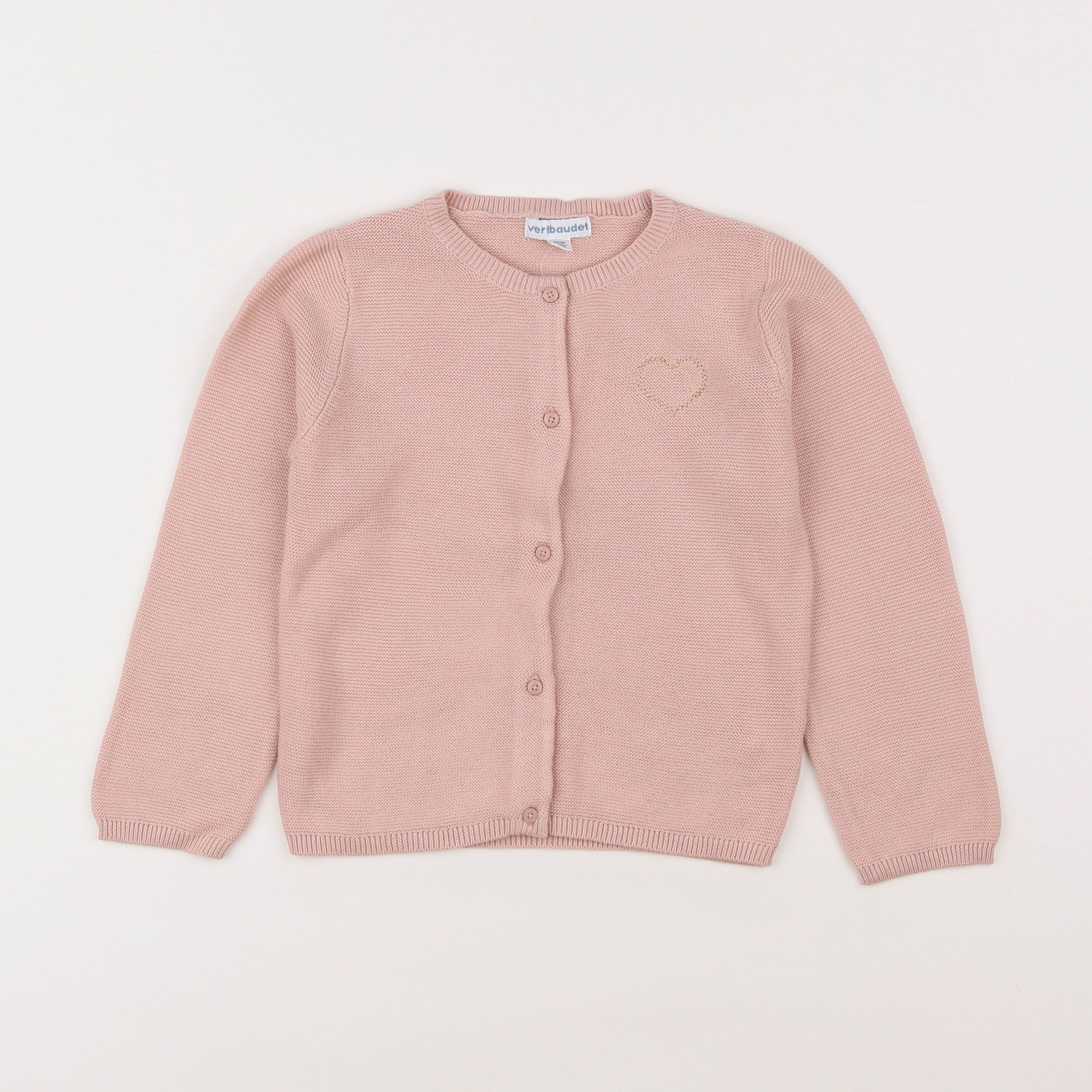 Vertbaudet - gilet rose - 18 mois