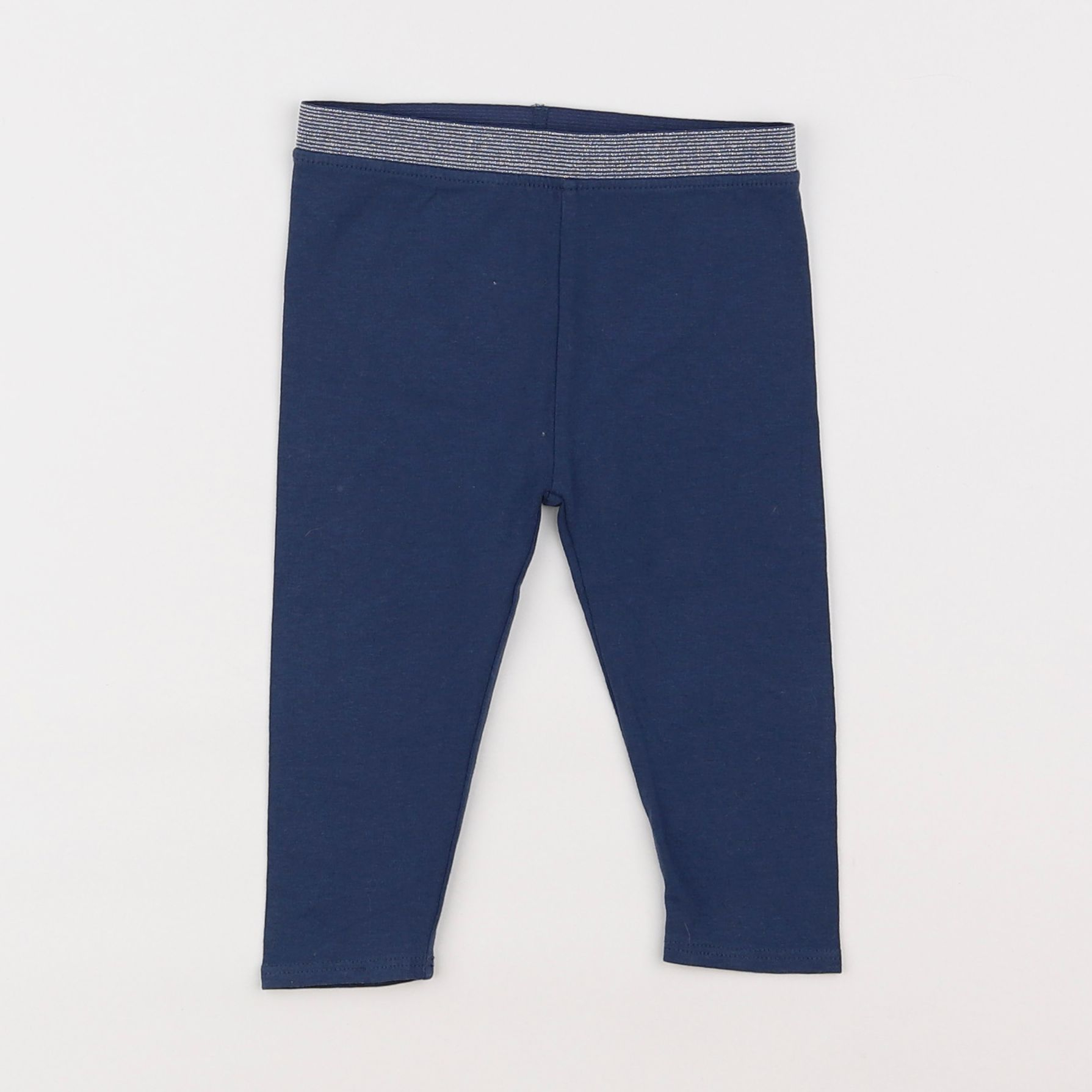 Vertbaudet - legging bleu - 9 mois