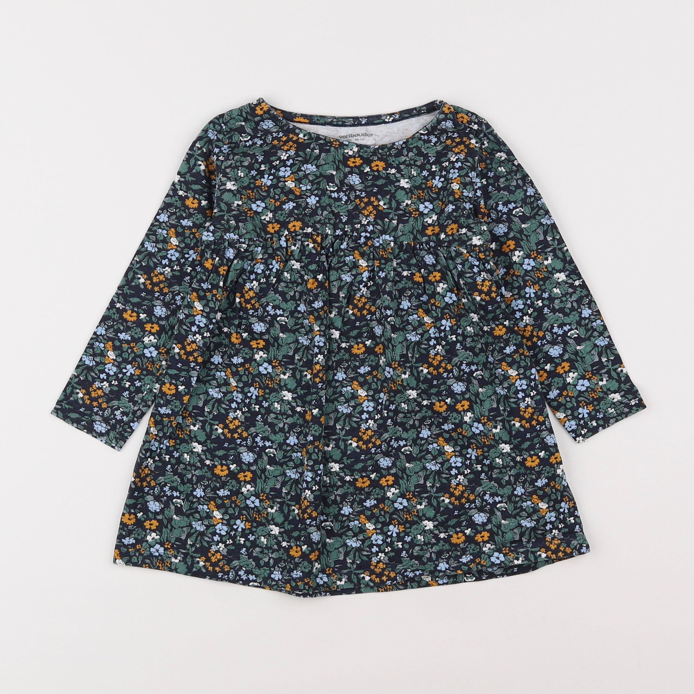 Vertbaudet - robe multicolore - 2 ans