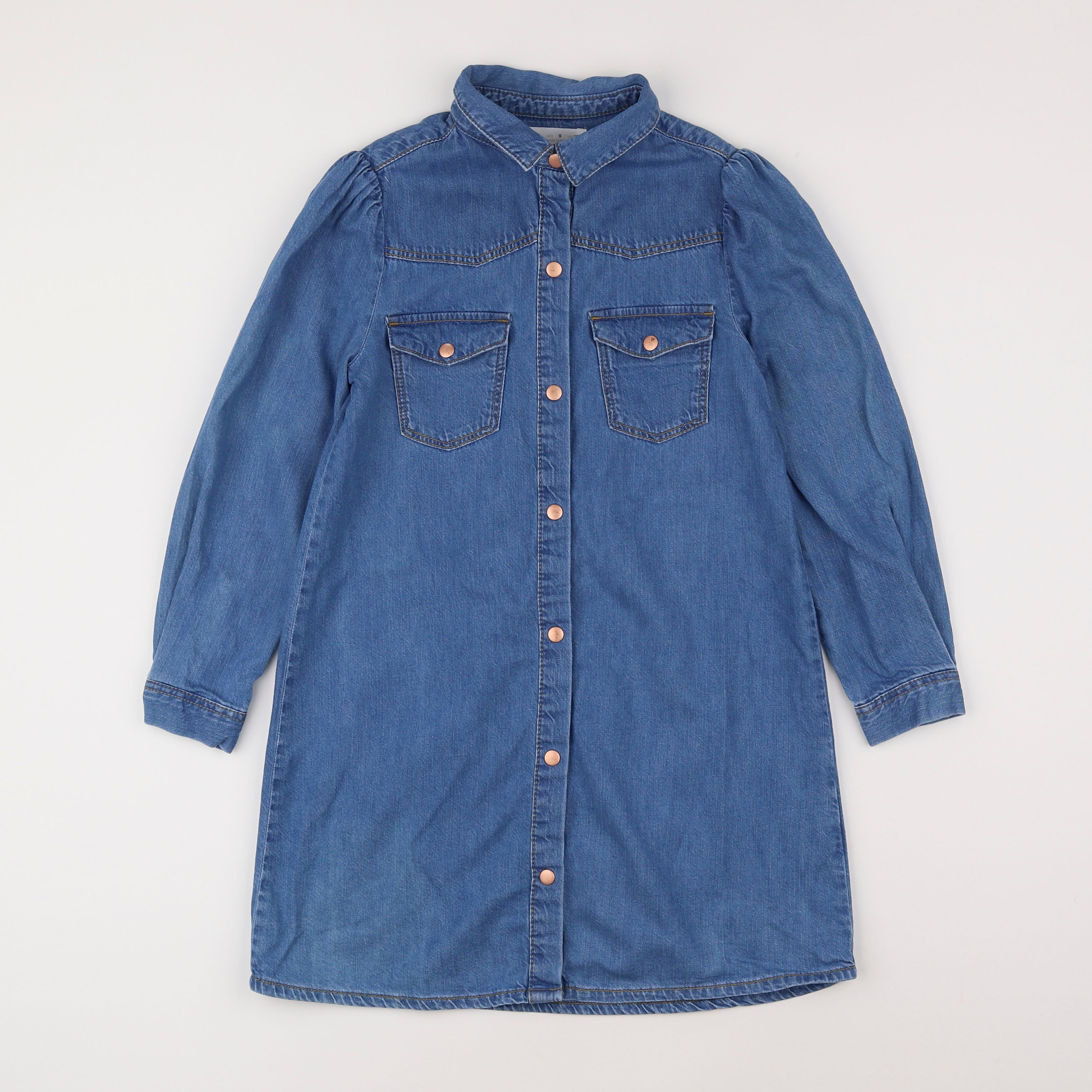 Zara - robe bleu - 9 ans