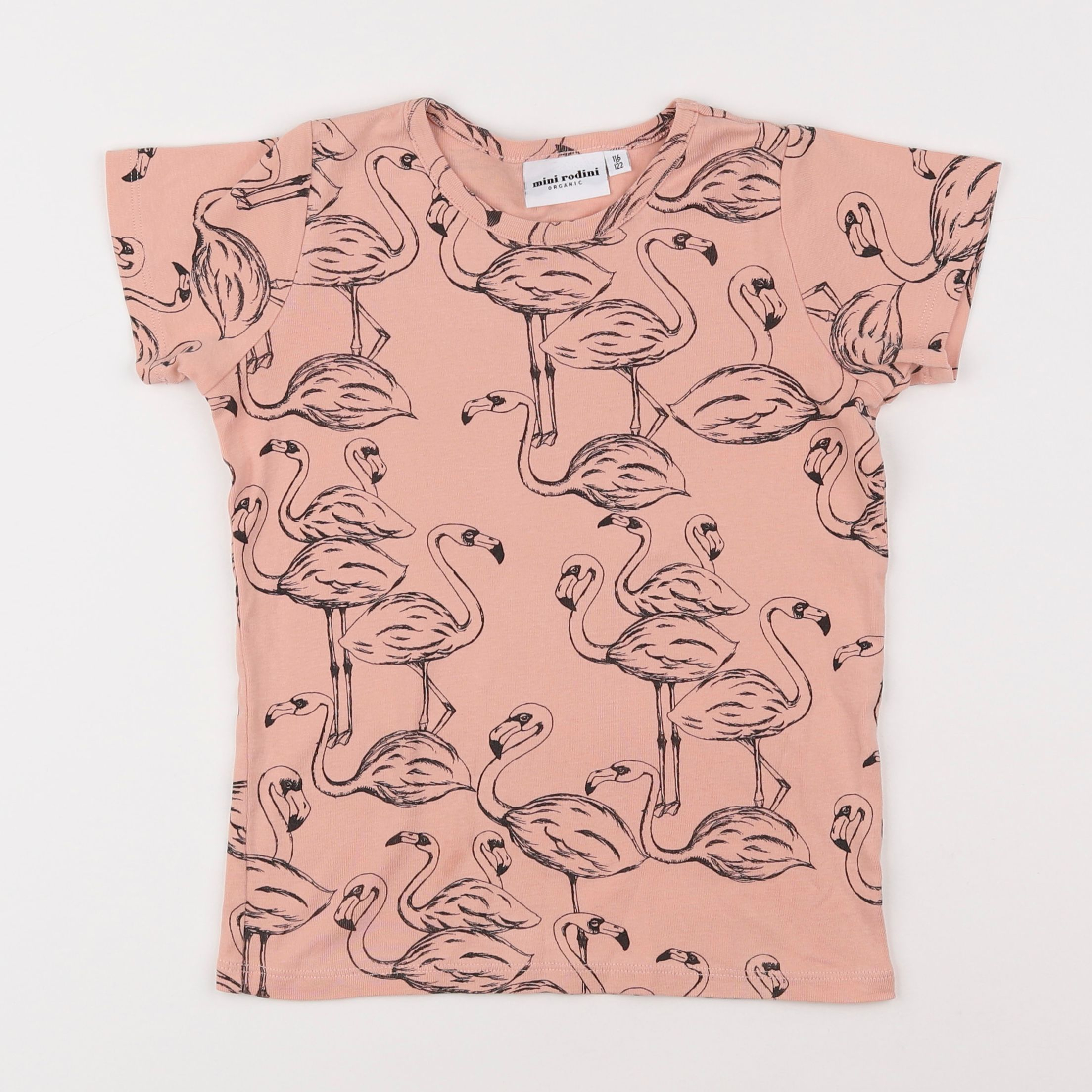 Mini Rodini - tee-shirt rose - 6 ans