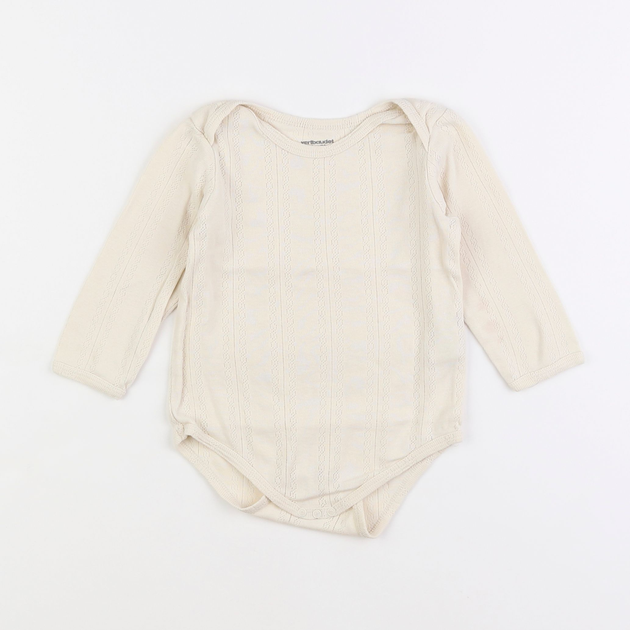 Vertbaudet - body beige - 2 ans