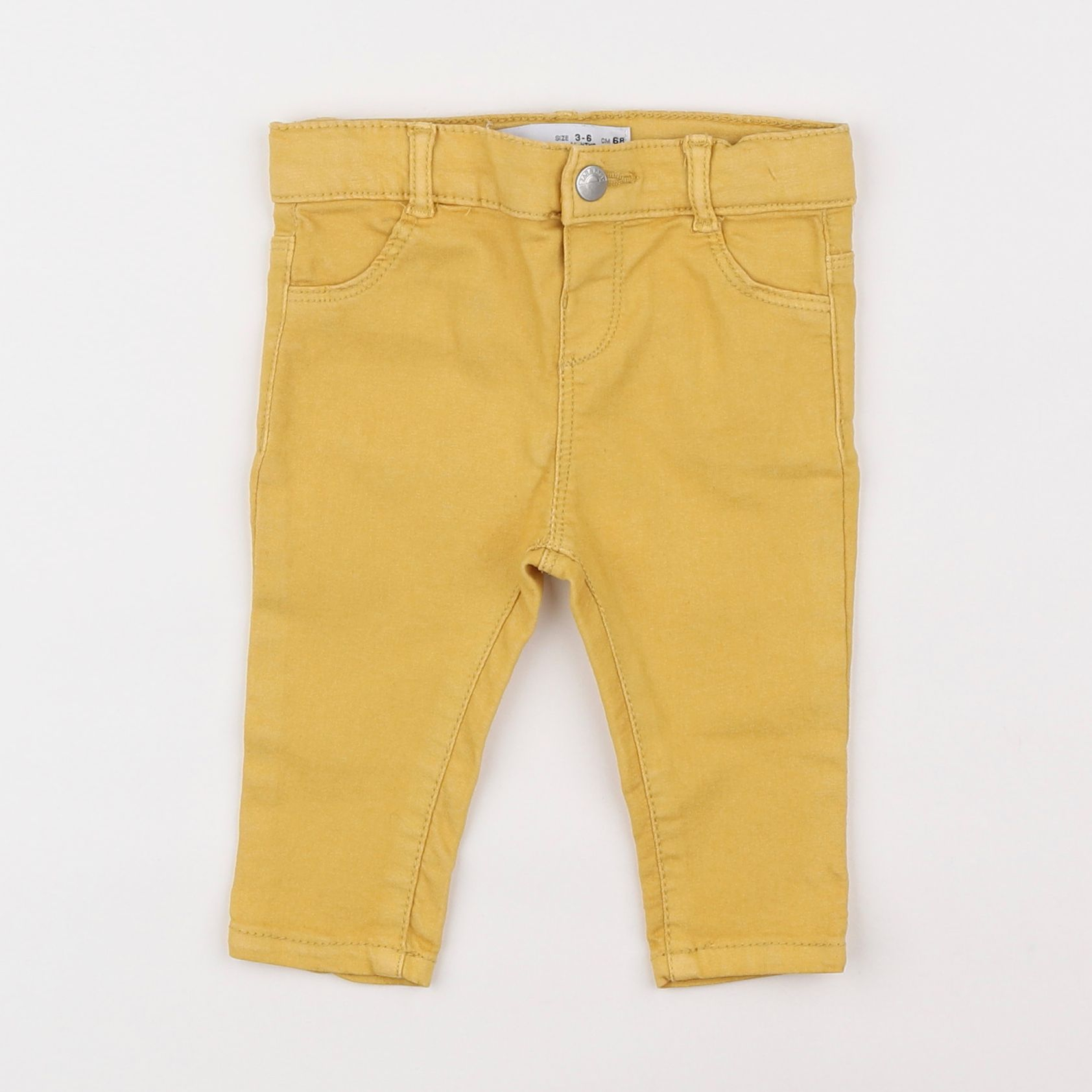 Zara - pantalon jaune - 3/6 mois