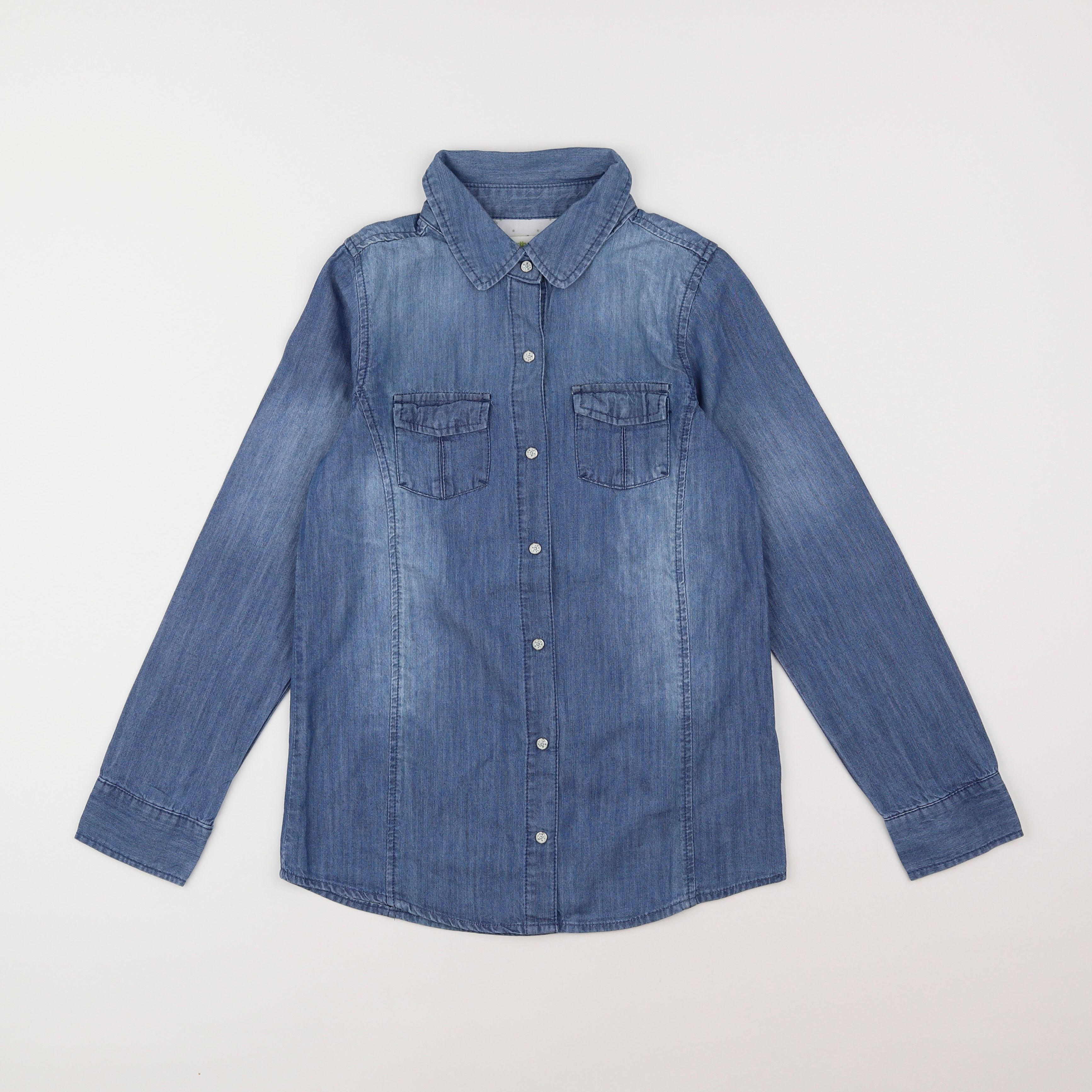 Vertbaudet - chemise bleu - 10 ans