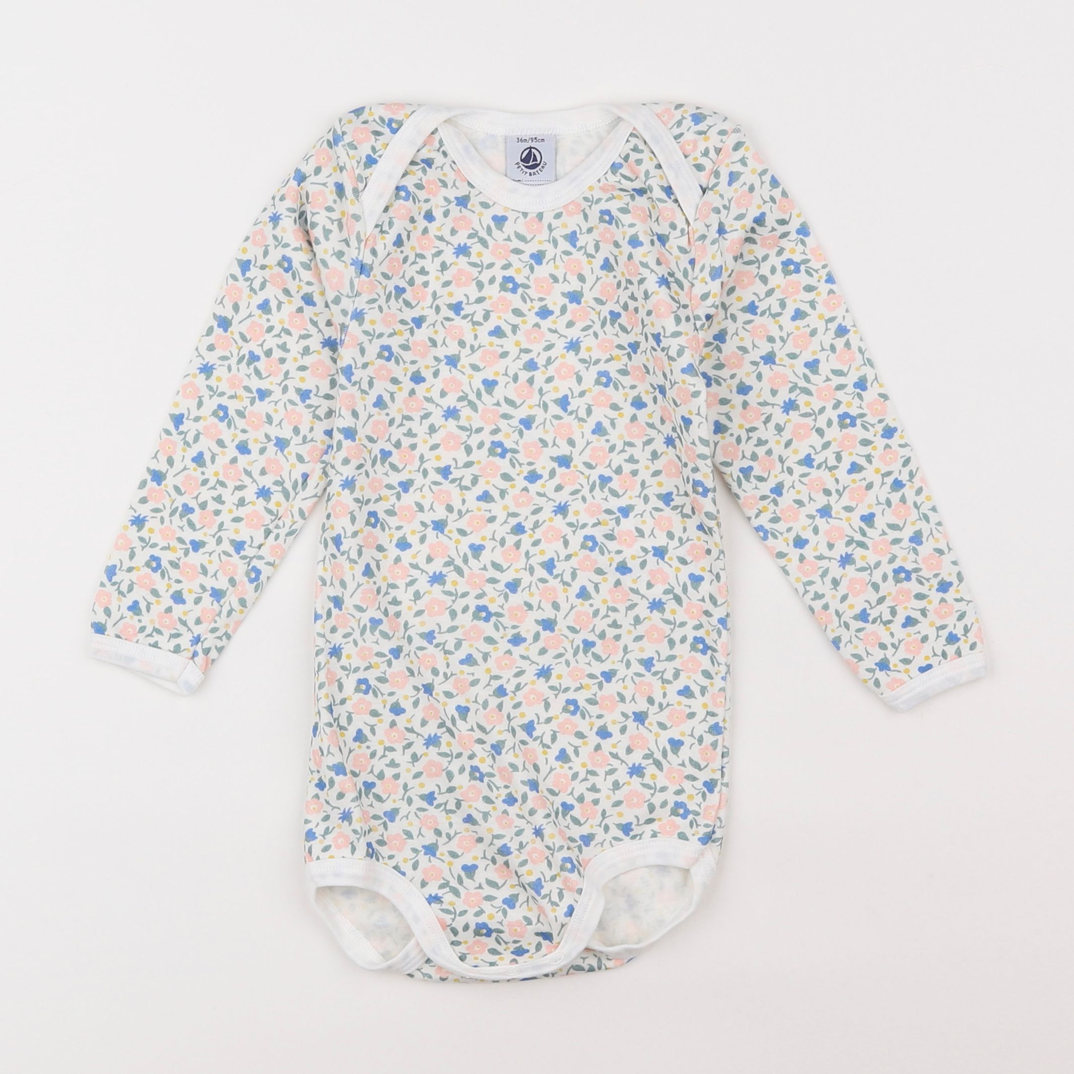 Petit Bateau - body multicolore - 3 ans