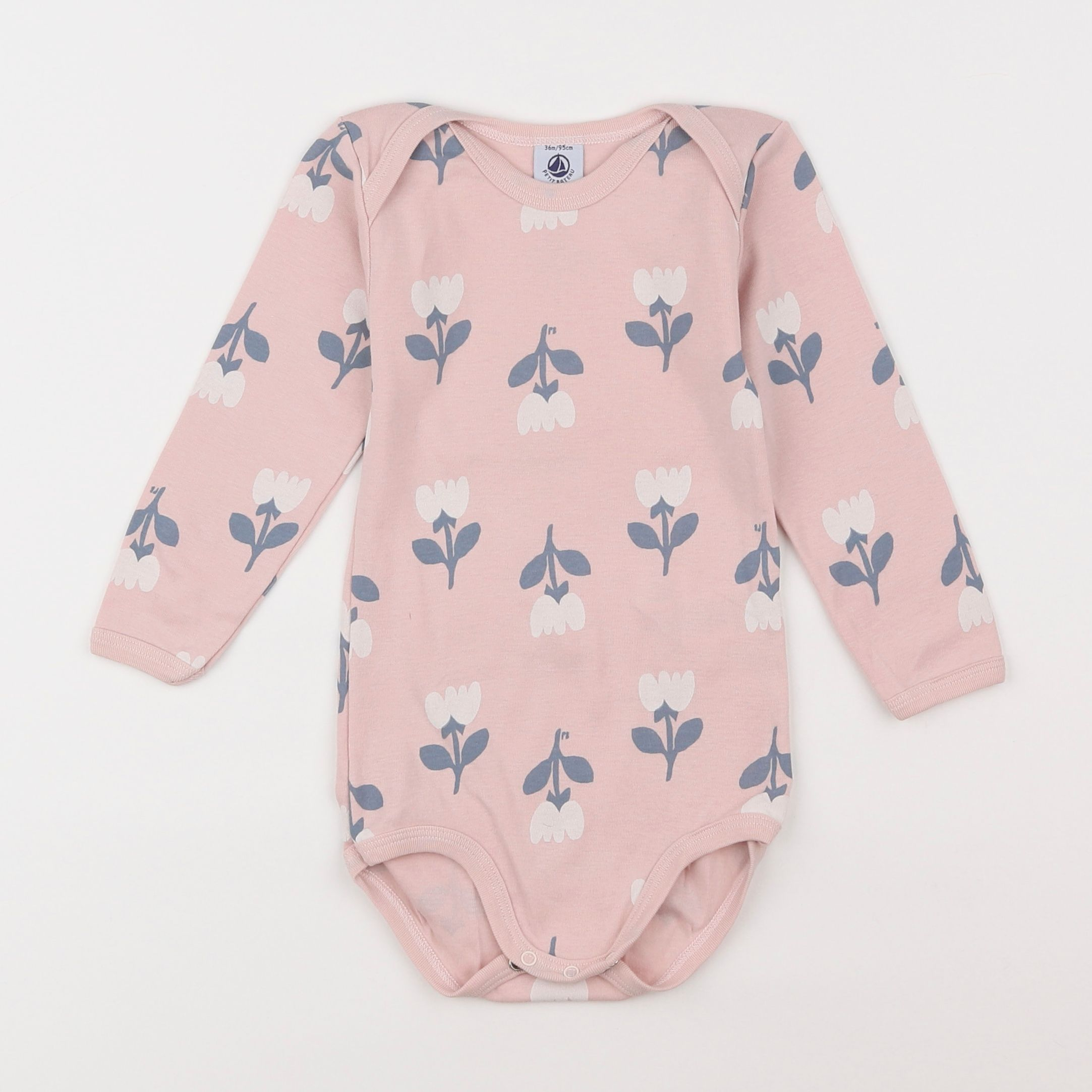 Petit Bateau - body rose - 3 ans