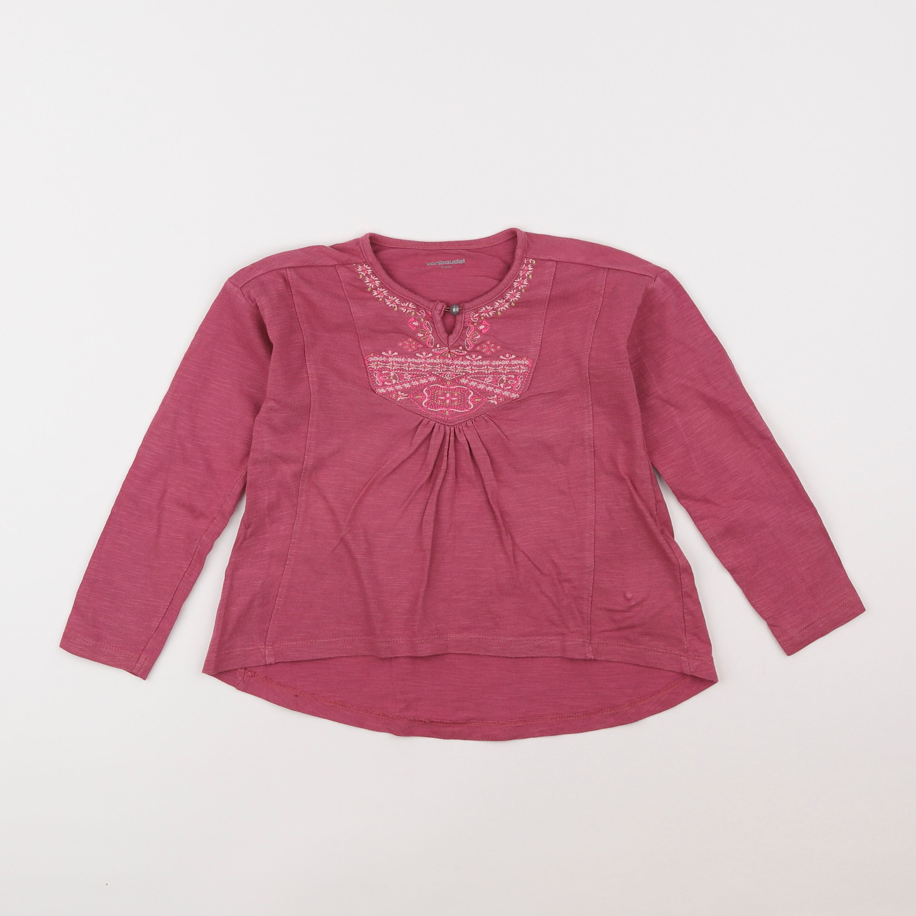 Vertbaudet - tee-shirt rose - 5 ans