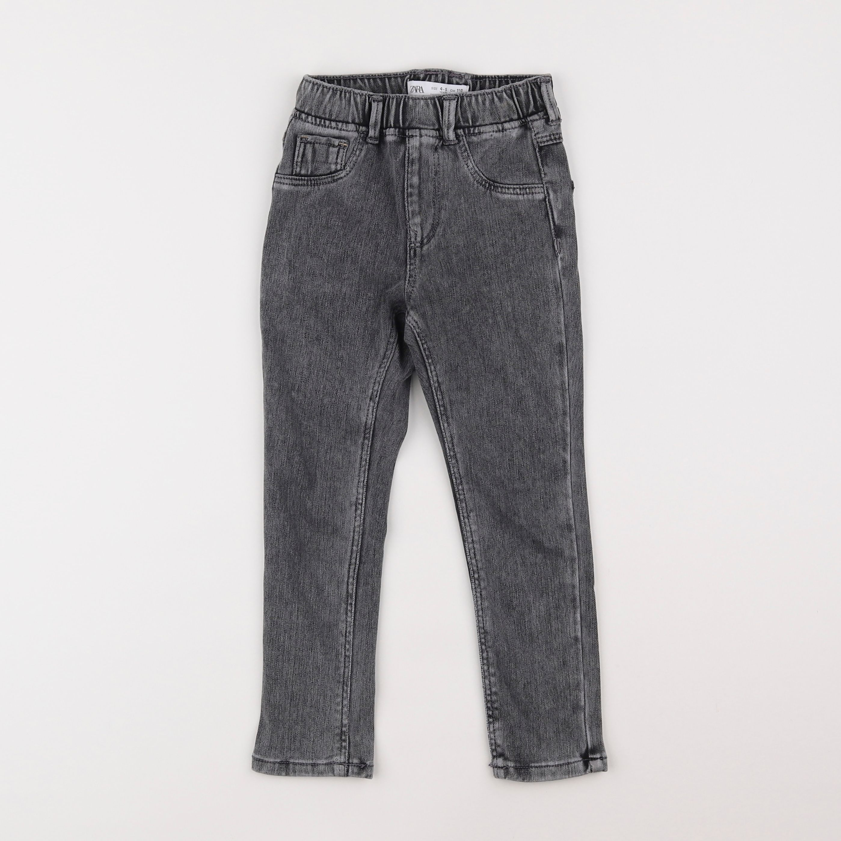 Zara - jegging gris - 4/5 ans