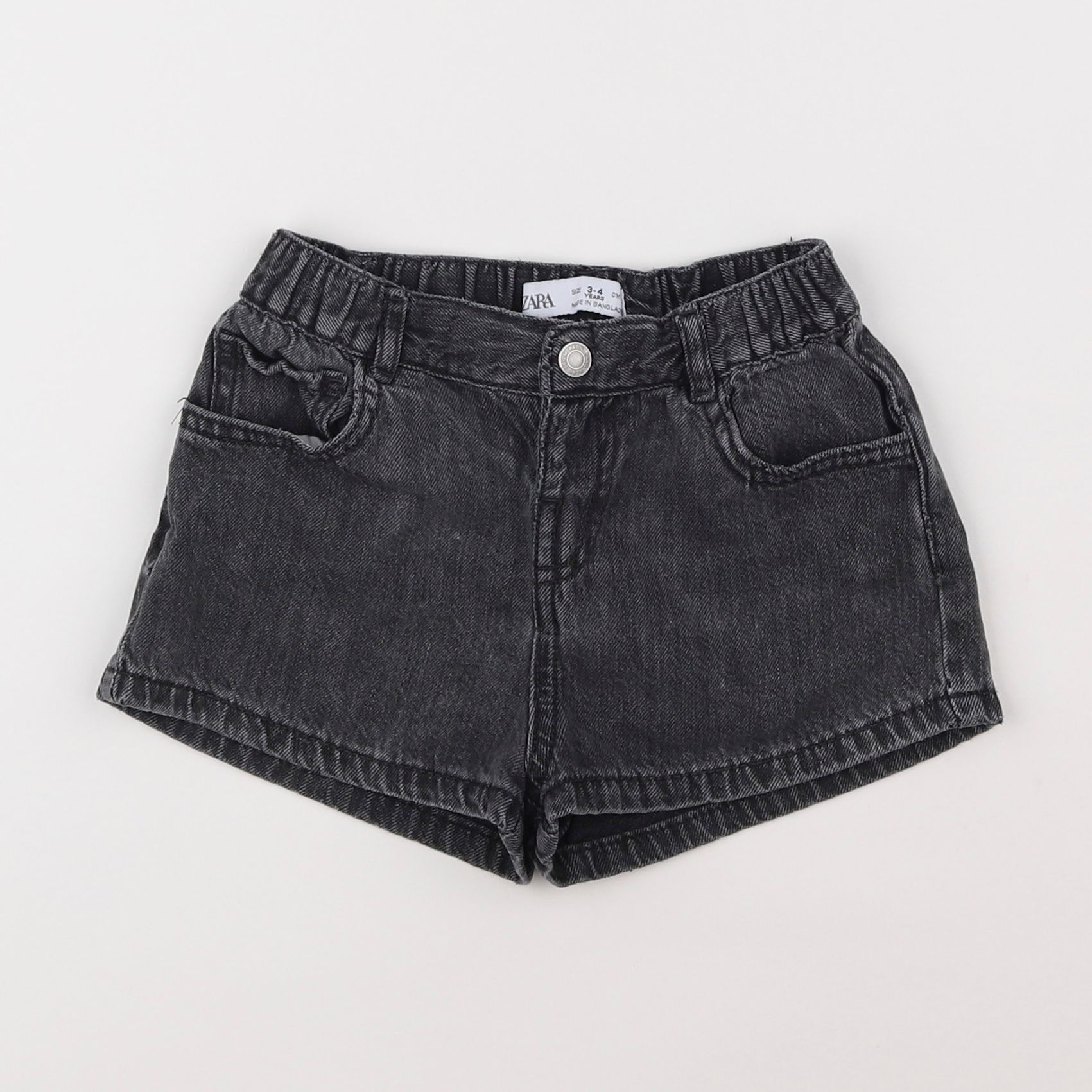 Zara - short gris - 3/4 ans