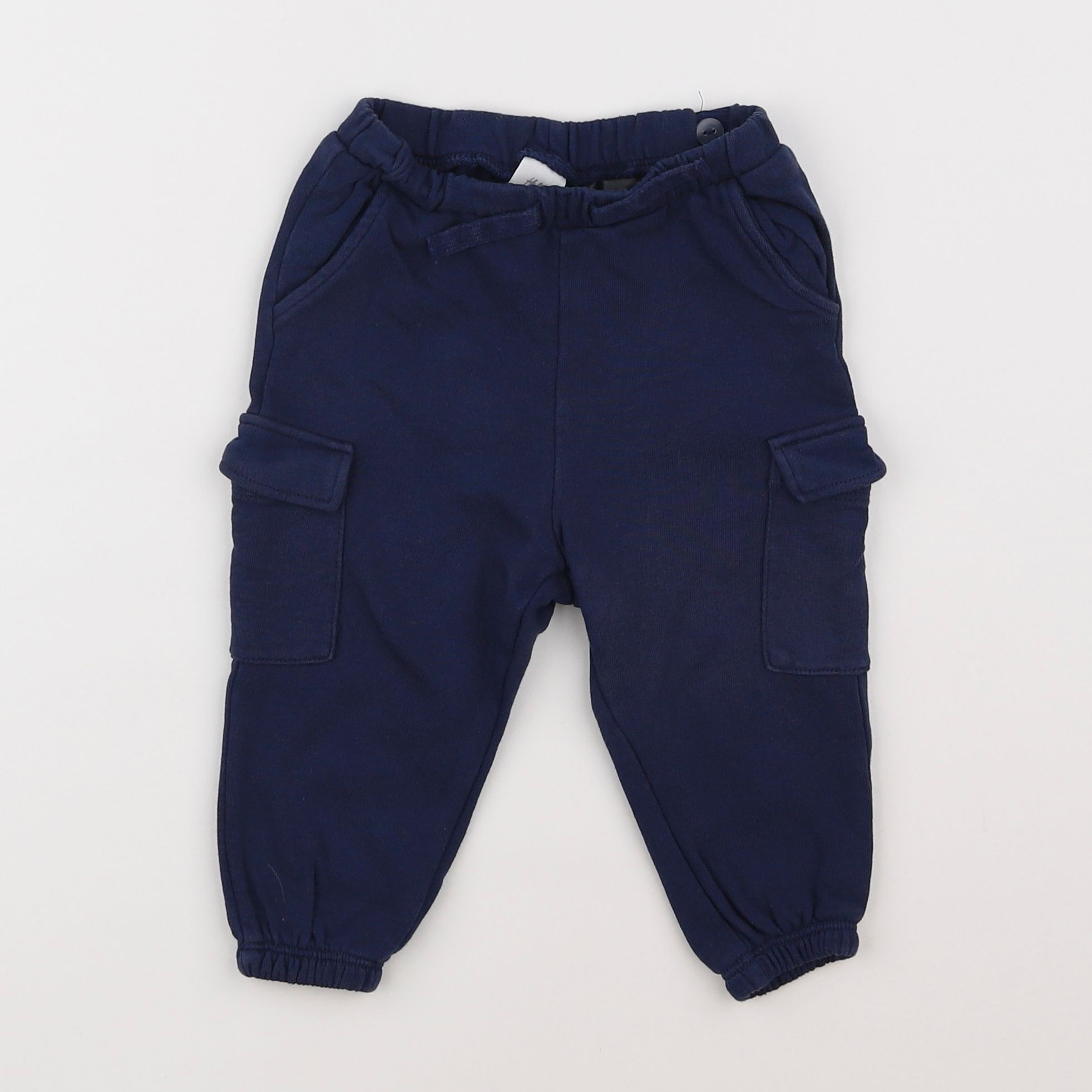 H&M - jogging bleu - 6/9 mois