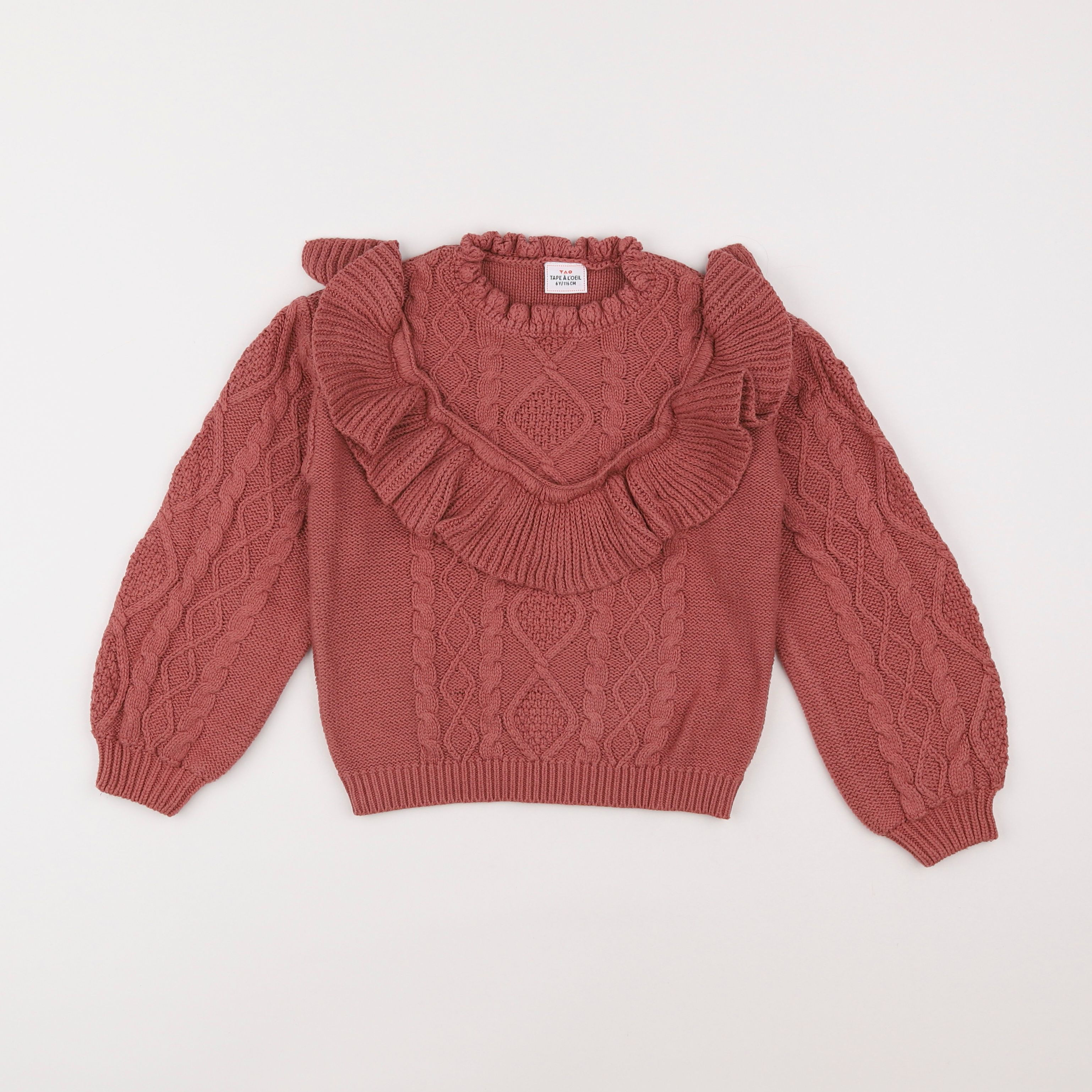 Tape à l'oeil - pull rose - 6 ans