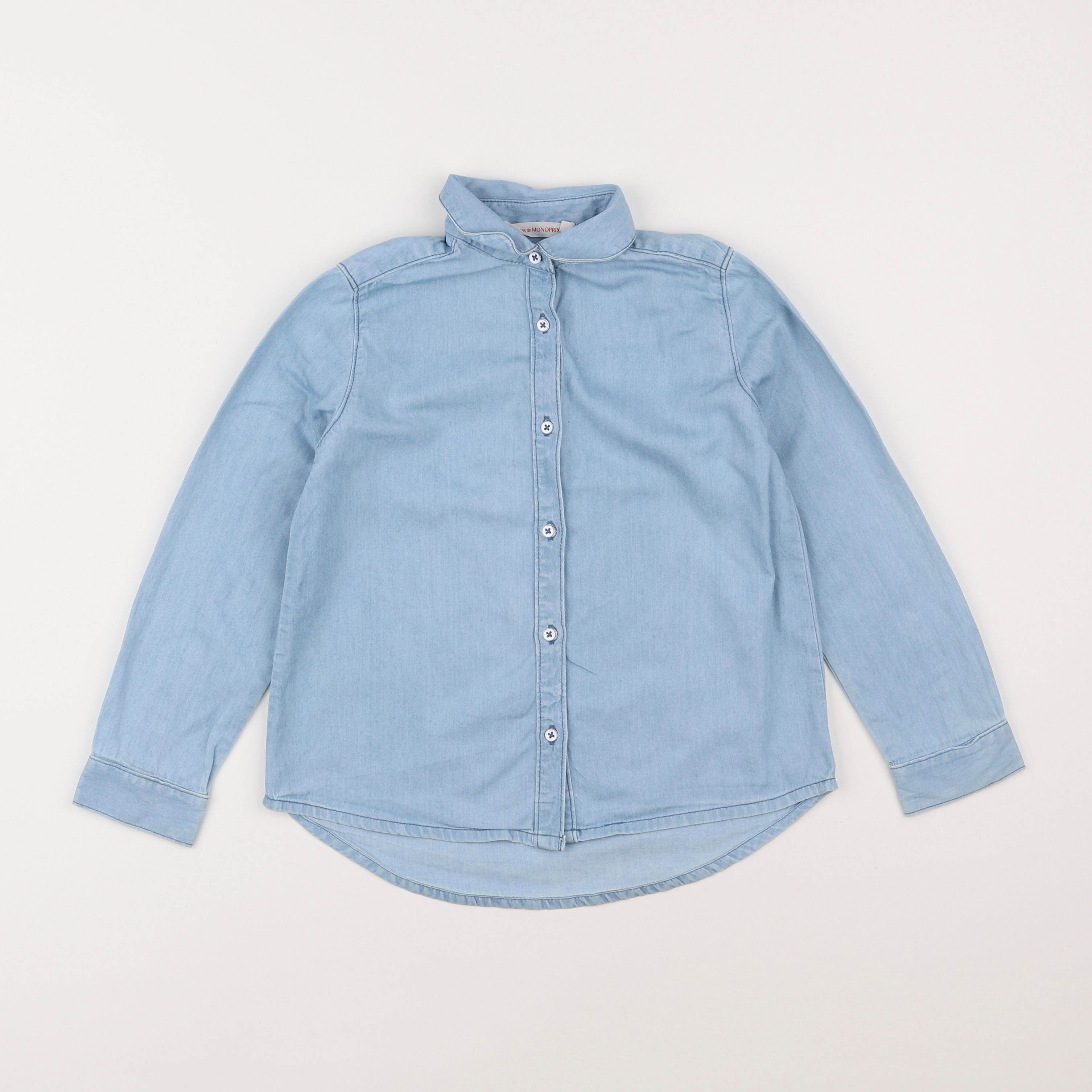 Monoprix - chemise bleu - 6 ans