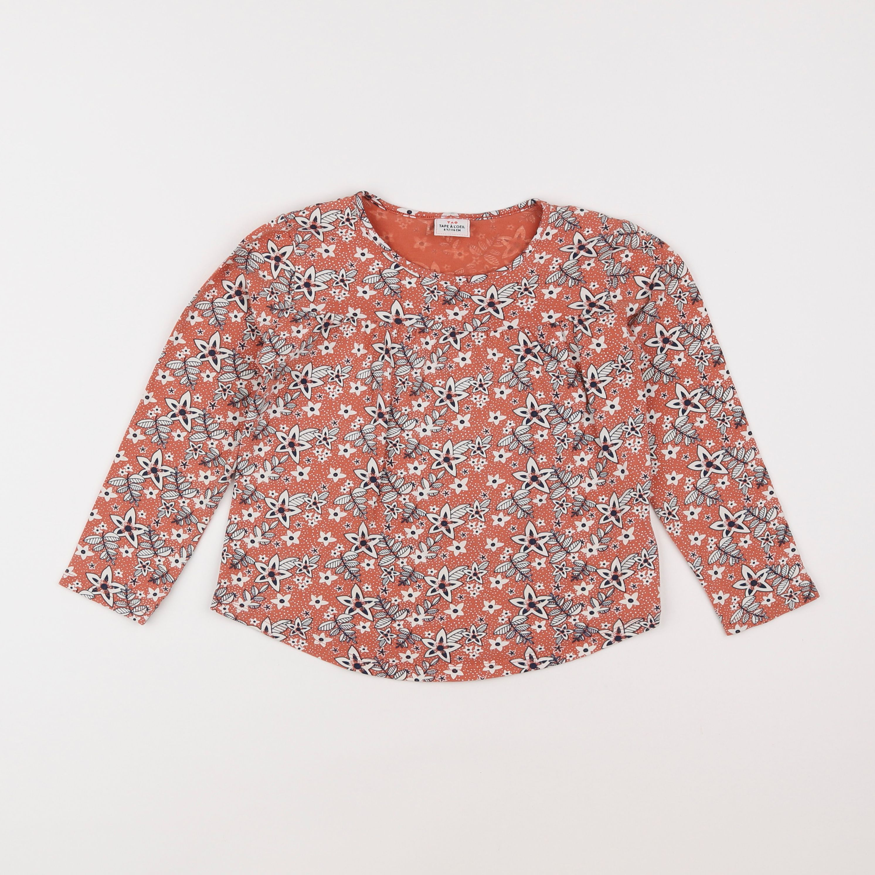 Tape à l'oeil - tee-shirt orange - 6 ans