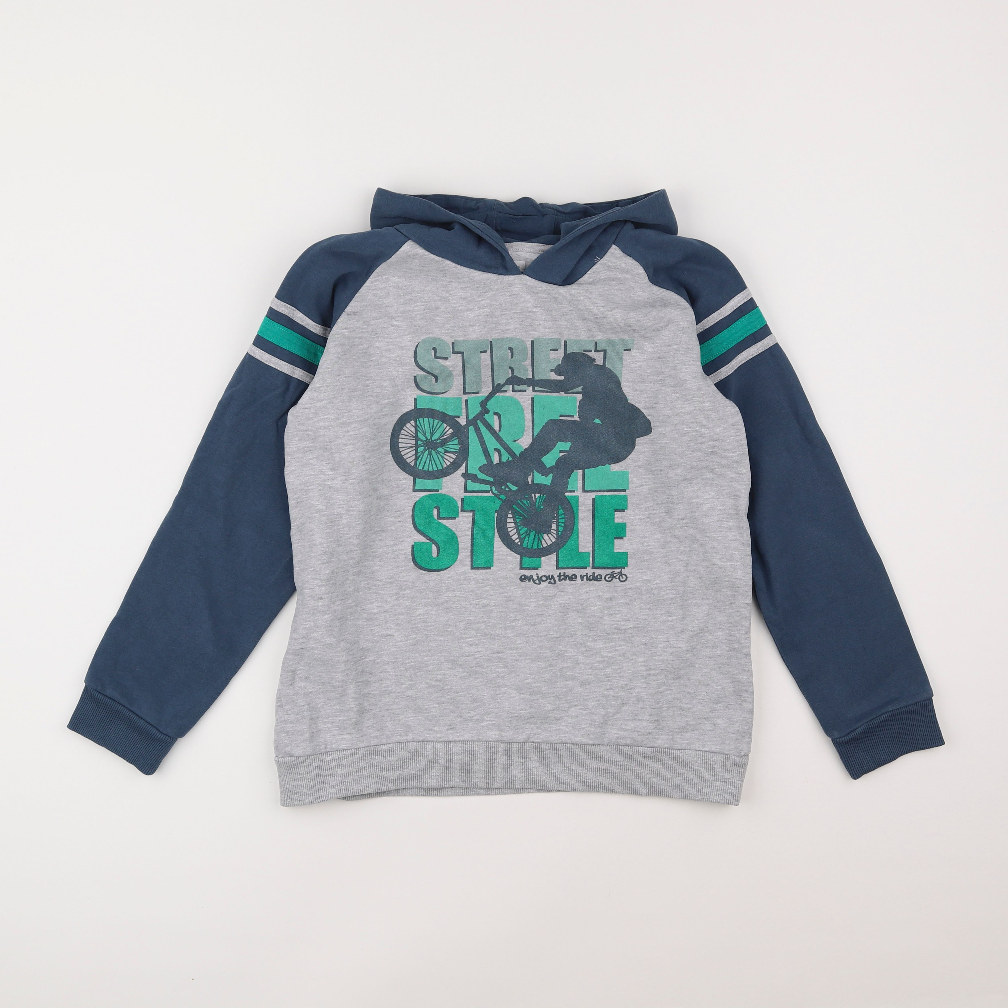 Vertbaudet - sweat gris - 12 ans