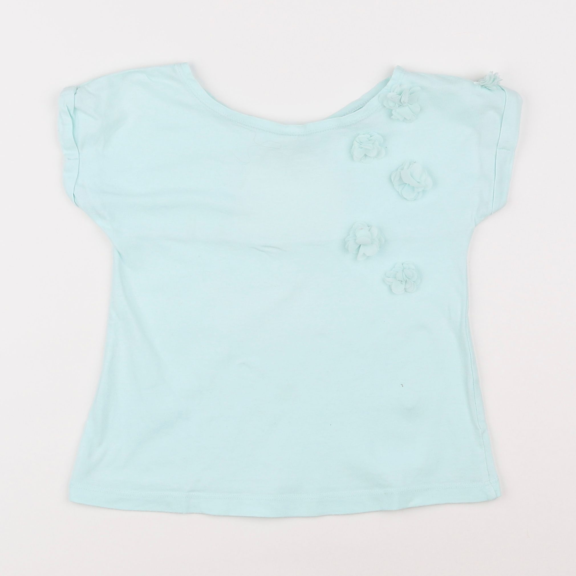 Vertbaudet - tee-shirt bleu - 6 ans