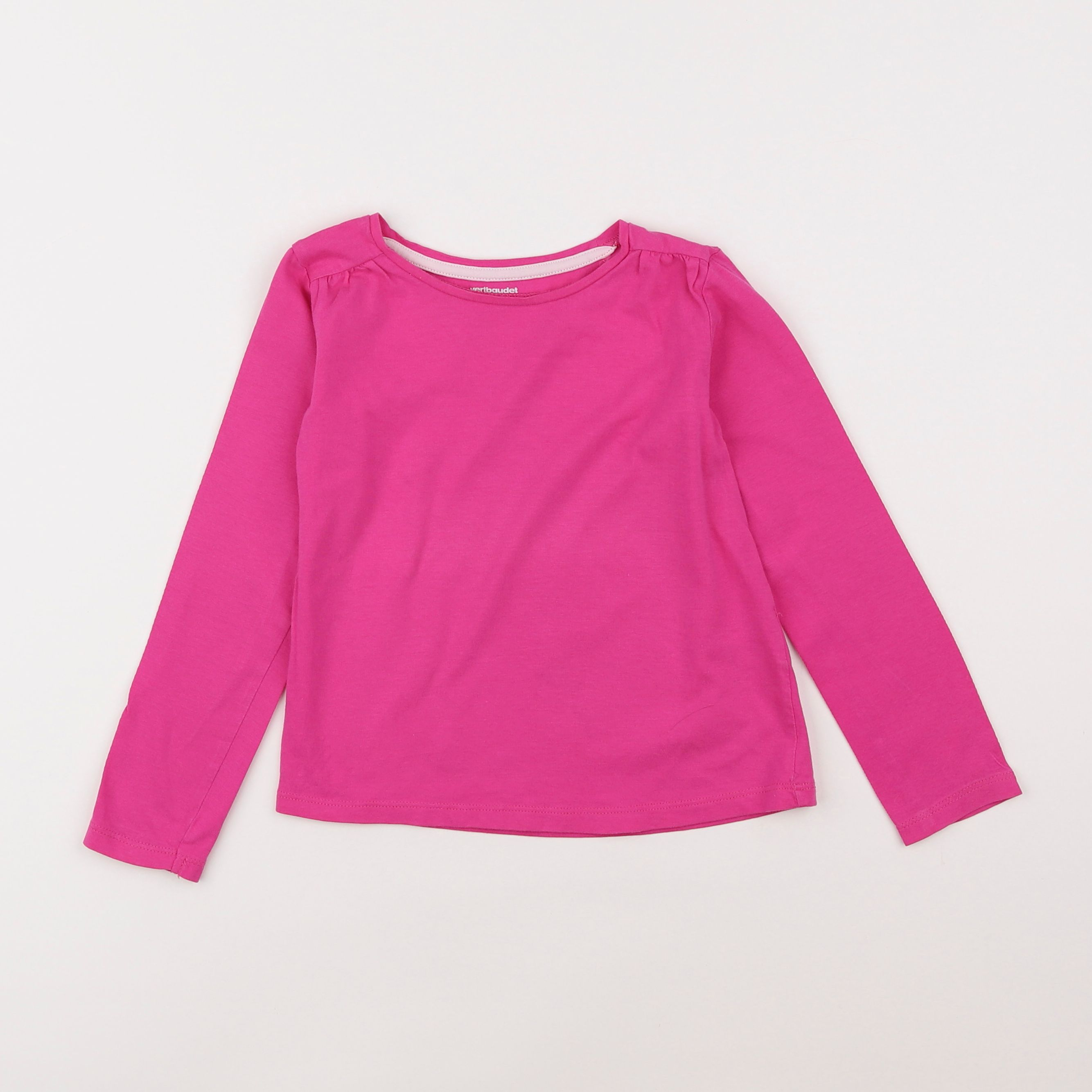 Vertbaudet - tee-shirt rose - 6 ans