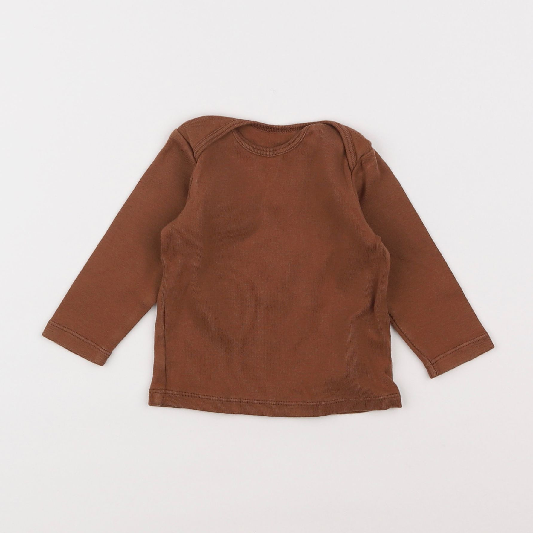 Bonton - tee-shirt marron - 6 mois