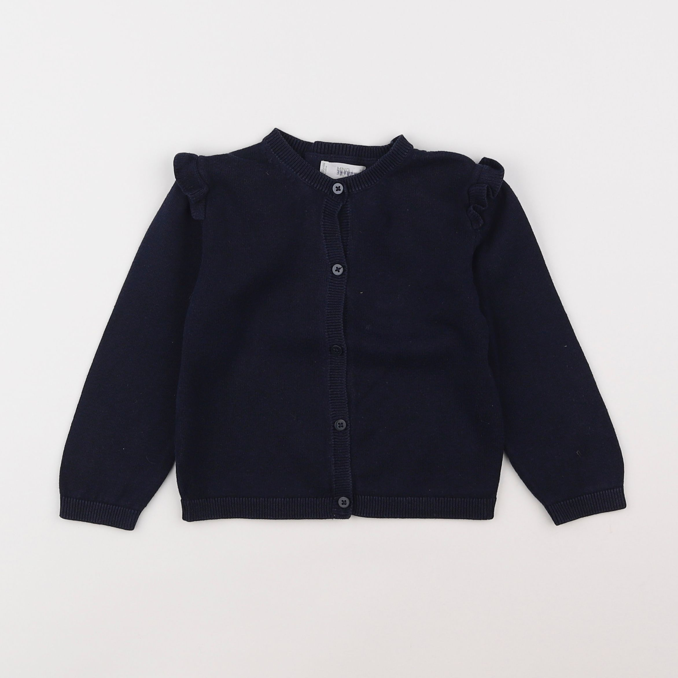 Mango - gilet bleu - 3/4 ans