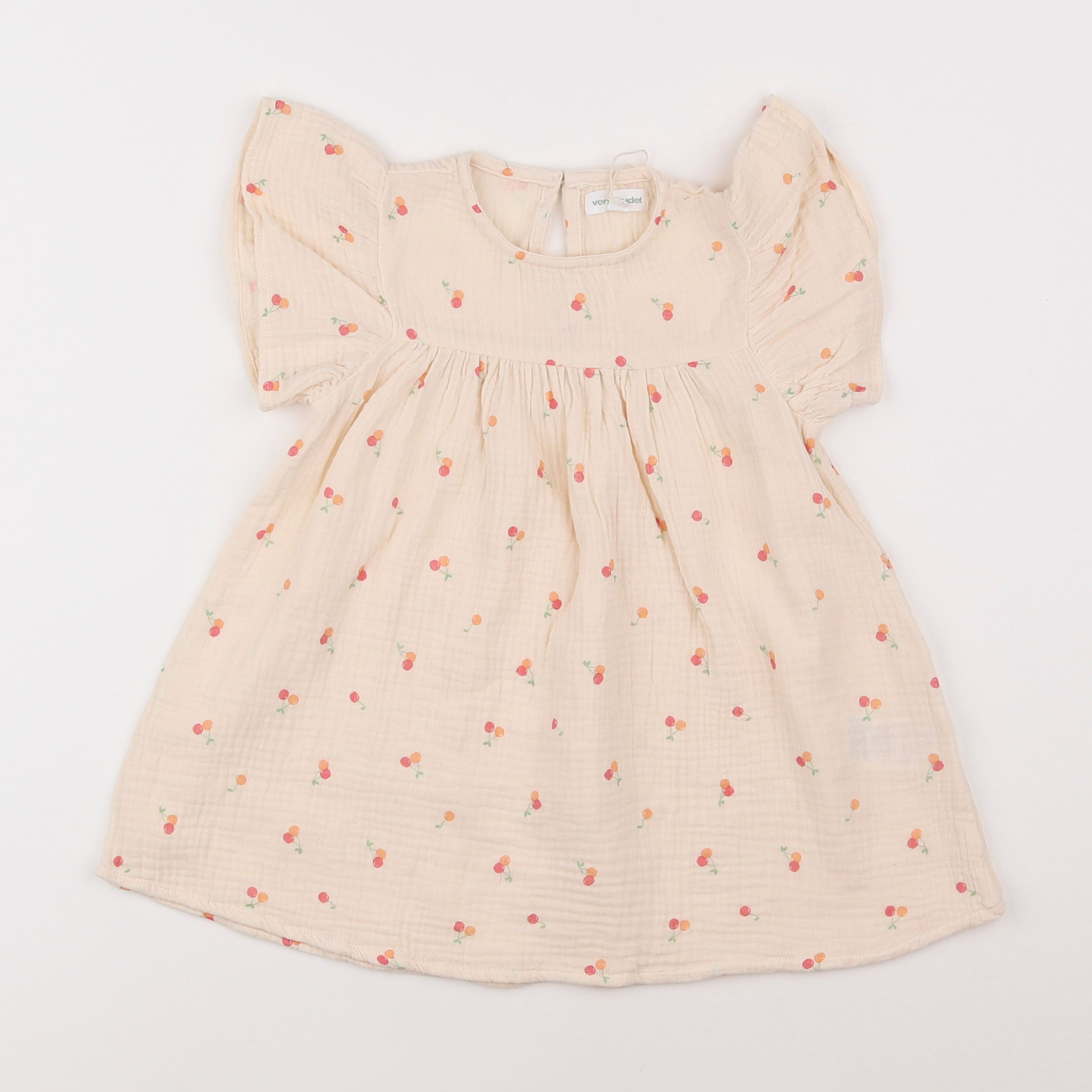 Vertbaudet - robe beige - 3 ans