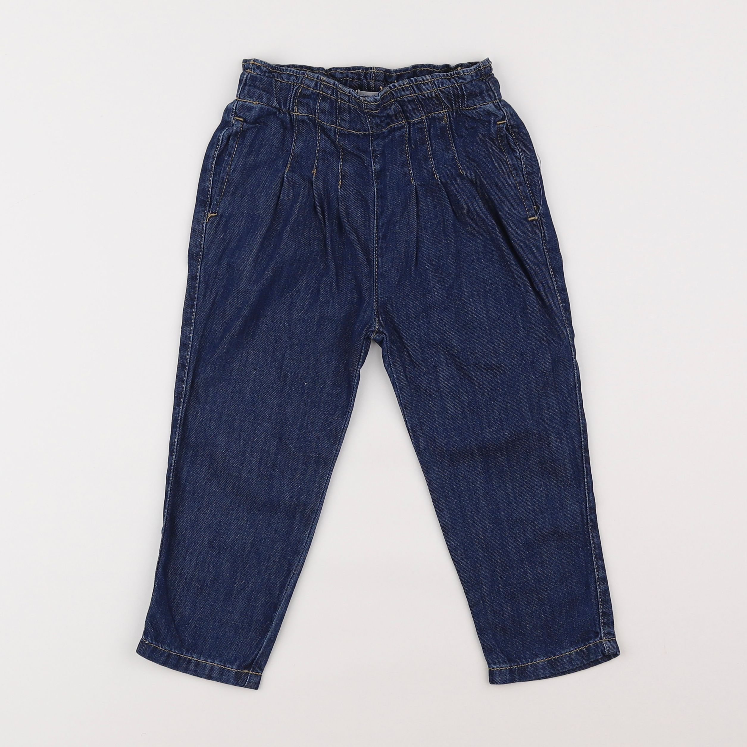 Boutchou - pantalon bleu - 2 ans