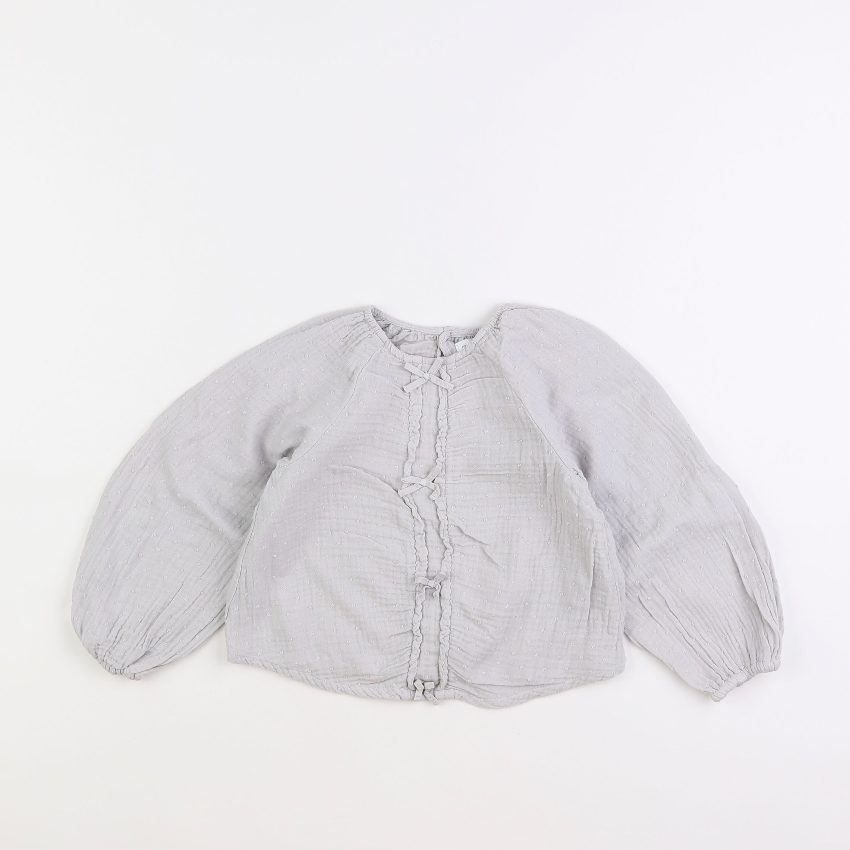 Zara - blouse gris - 4/5 ans